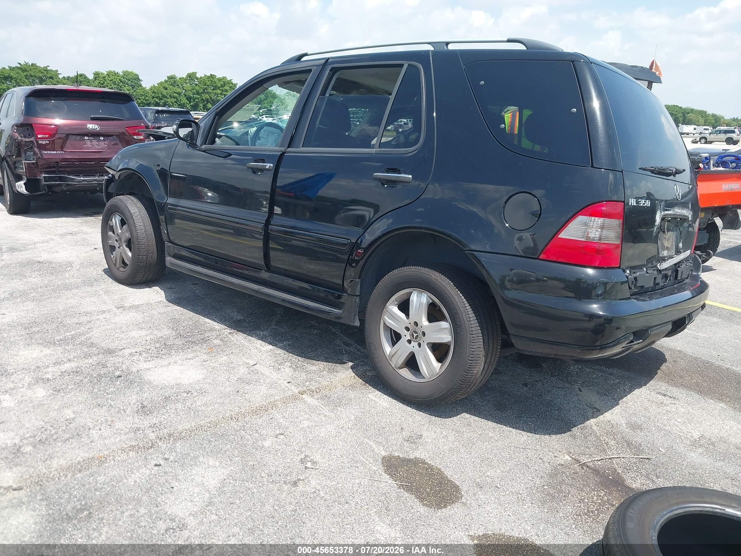 2005 Mercedes-benz Ml 350 4matic Black vin: 4JGAB57E45A530482
