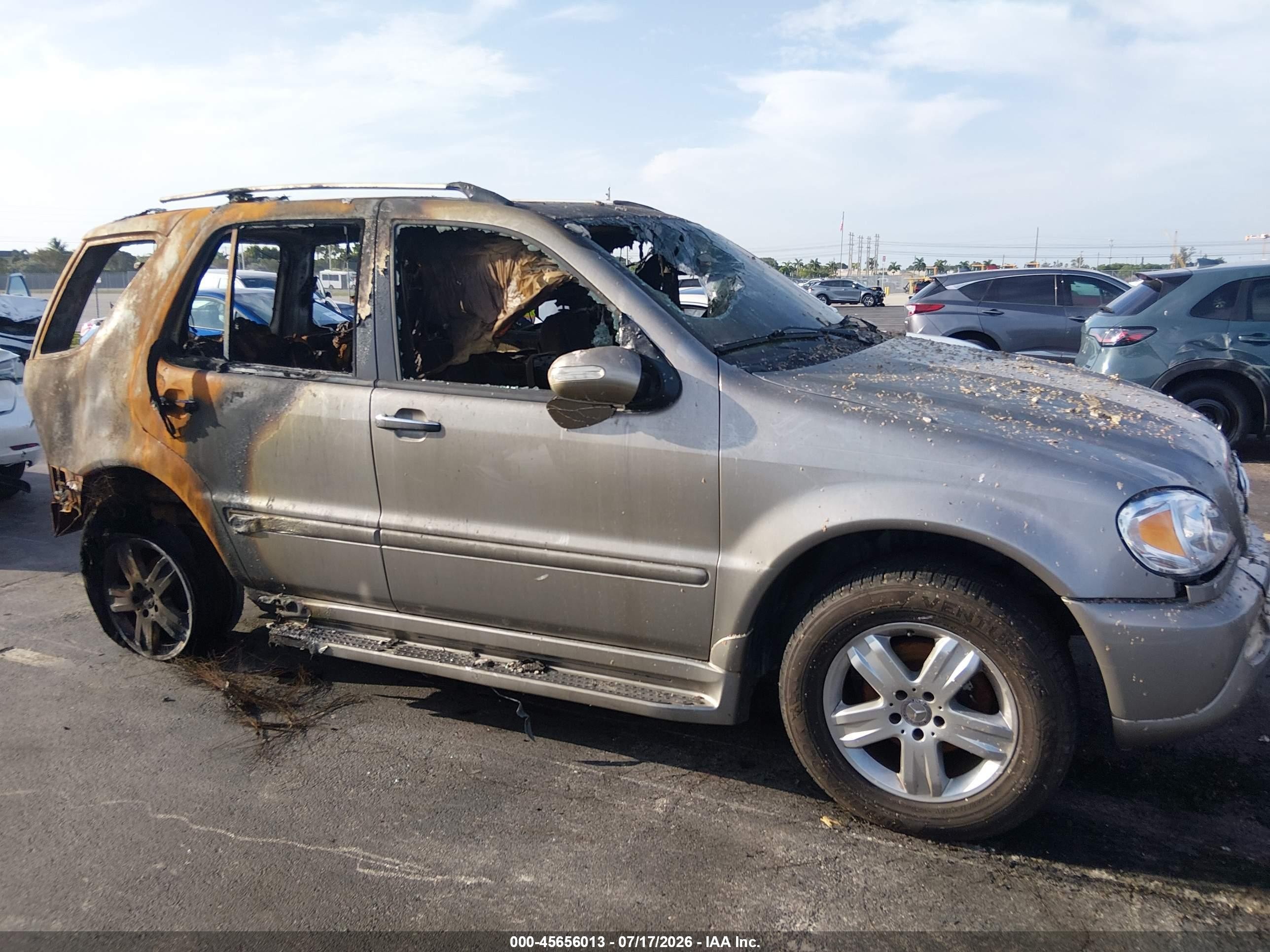 2005 Mercedes-benz Ml 350 4matic Silver vin: 4JGAB57E45A531969