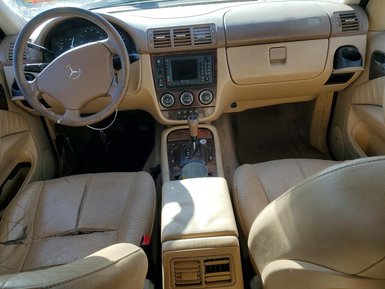 2003 Mercedes-benz Ml 350 Tan vin: 4JGAB57E63A445348