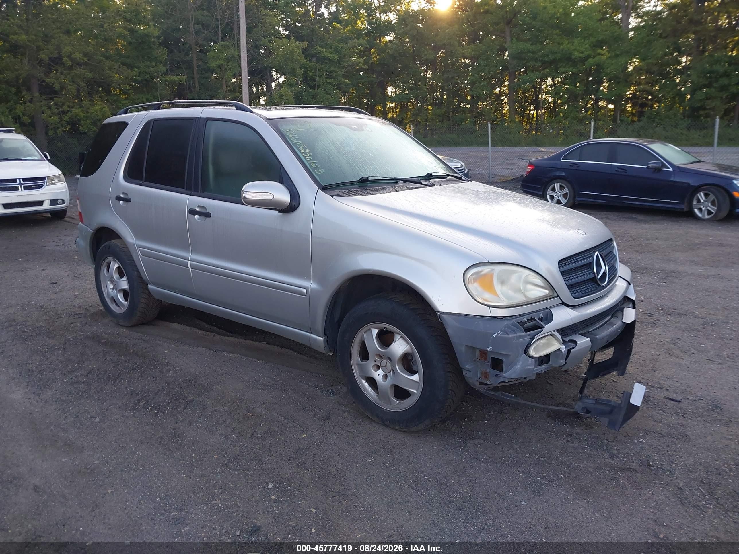 2004 Mercedes-benz Ml 350 4matic Silver vin: 4JGAB57E64A472454