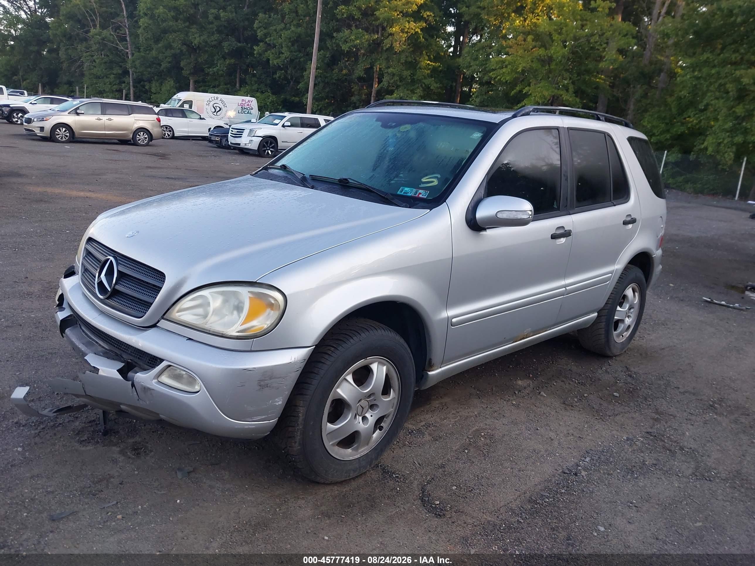 2004 Mercedes-benz Ml 350 4matic Серебряный vin: 4JGAB57E64A472454