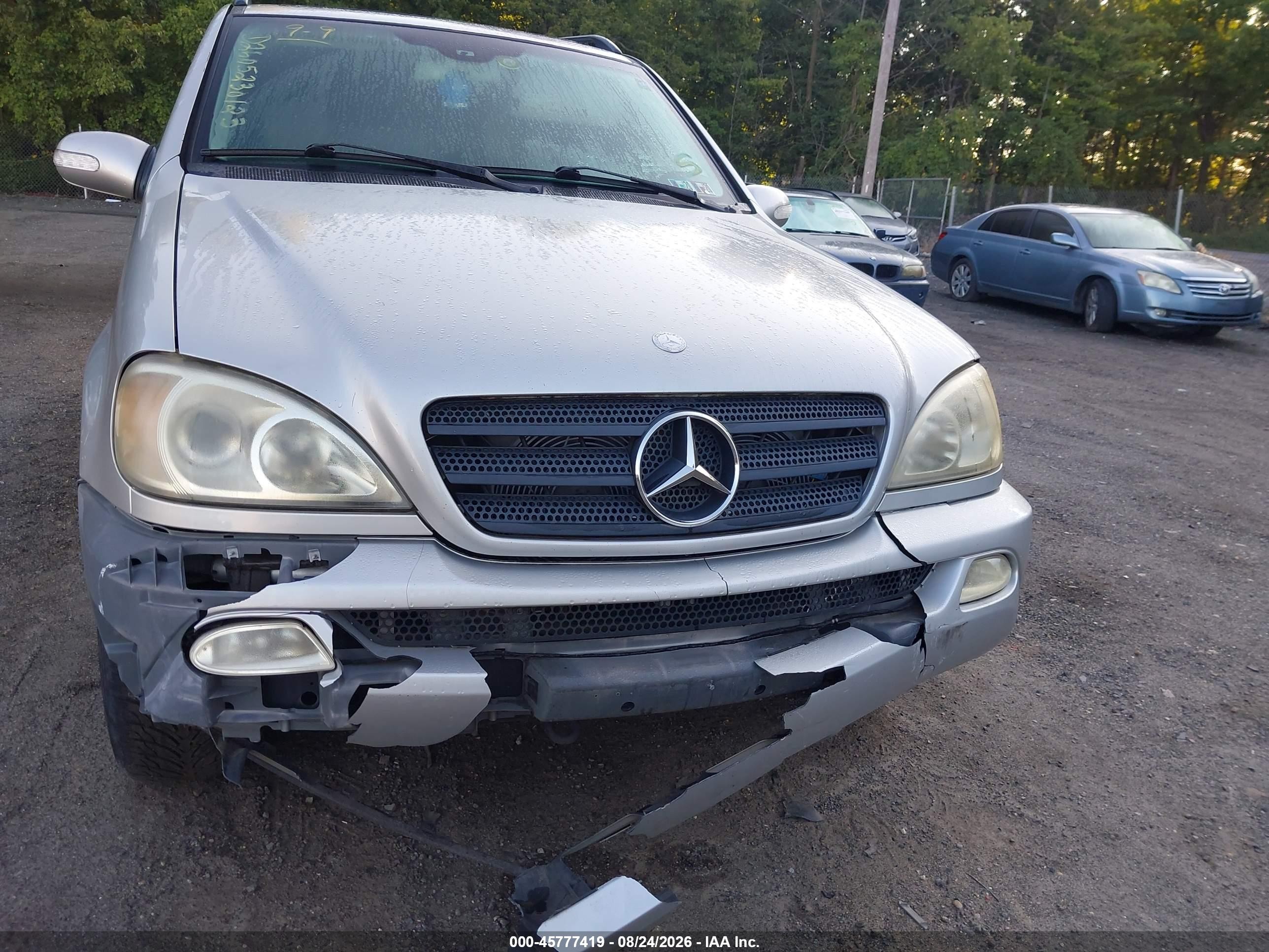 2004 Mercedes-benz Ml 350 4matic Серебряный vin: 4JGAB57E64A472454