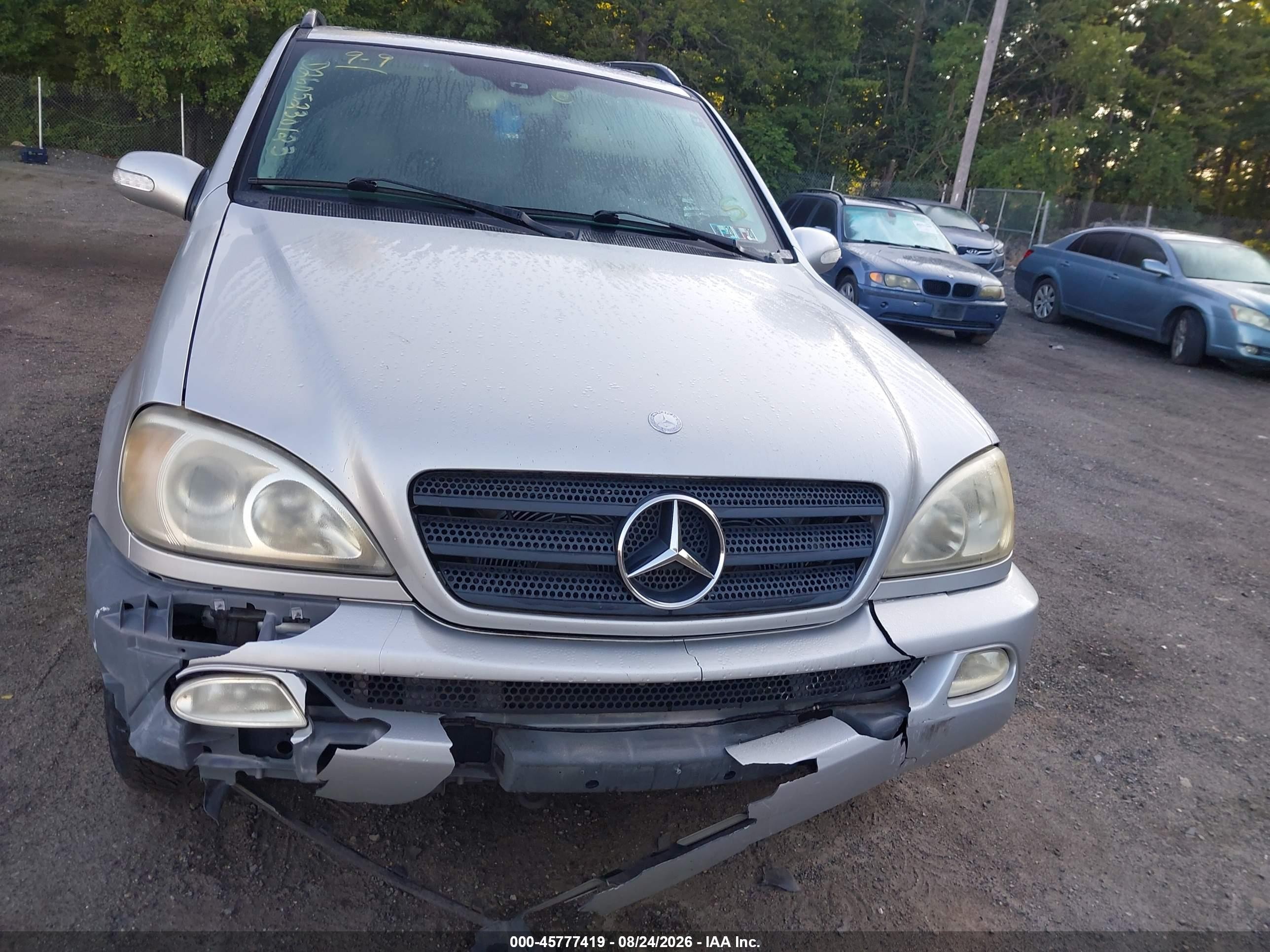 2004 Mercedes-benz Ml 350 4matic Серебряный vin: 4JGAB57E64A472454