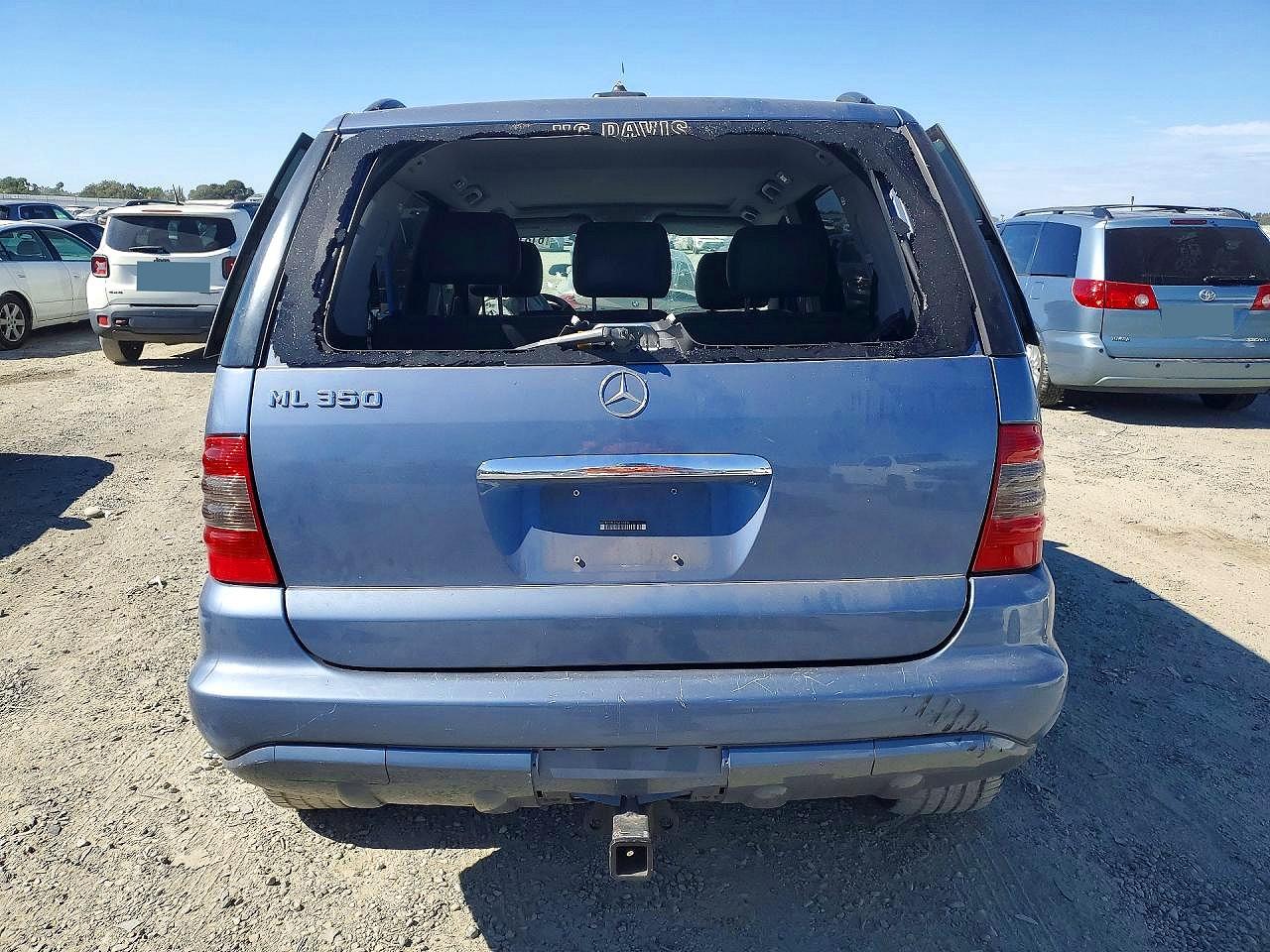 2005 Mercedes-benz Ml 350 Blue vin: 4JGAB57E65A558736