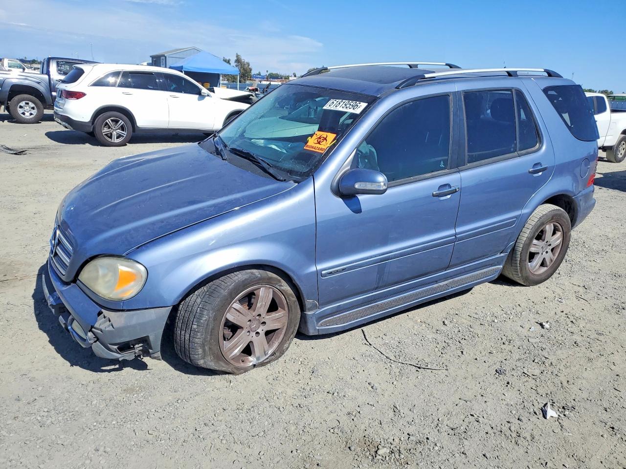 2005 Mercedes-benz Ml 350 Blue vin: 4JGAB57E65A558736