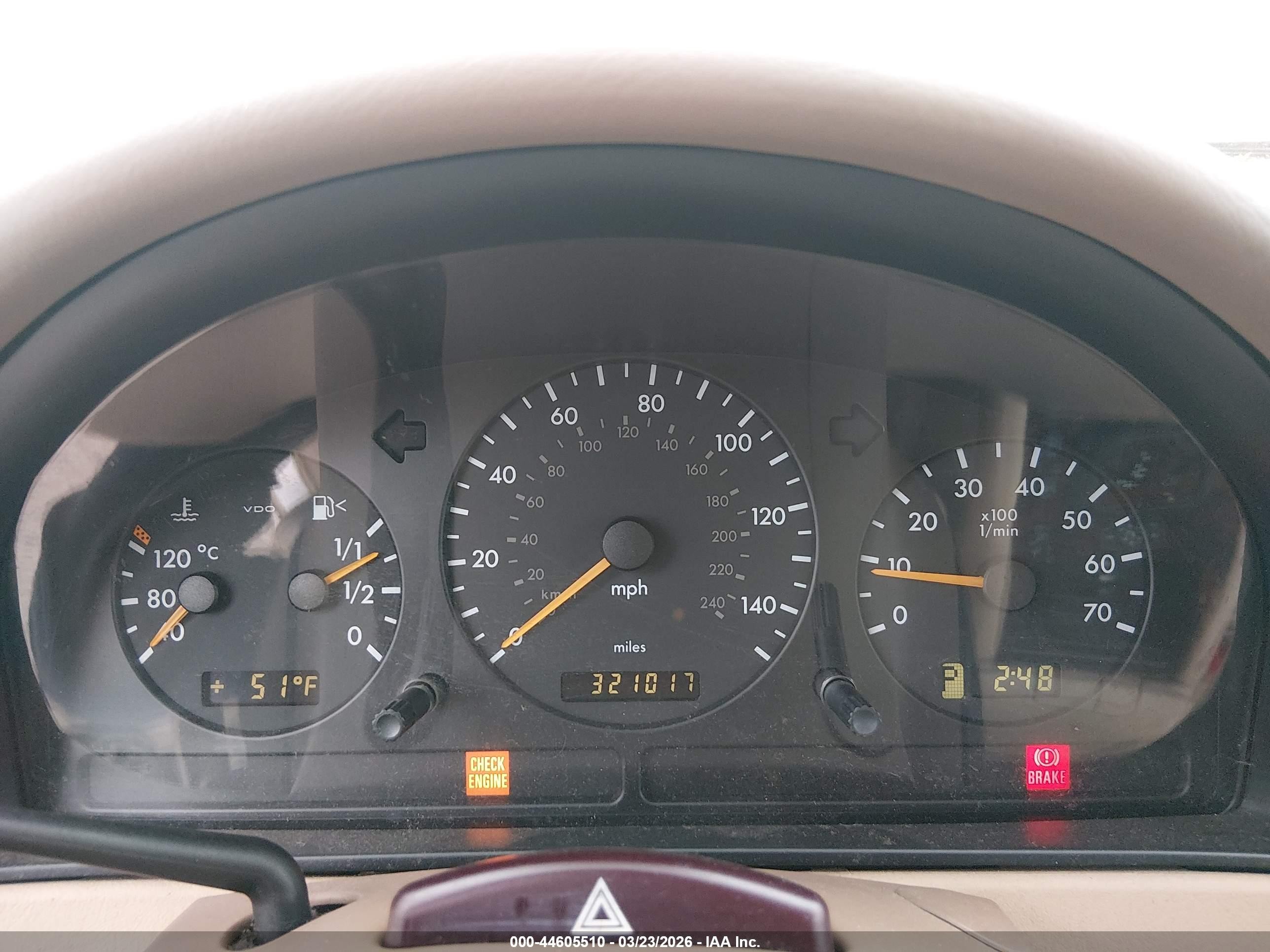 2003 Mercedes-benz Ml 350   Золотой vin: 4JGAB57E73A414030