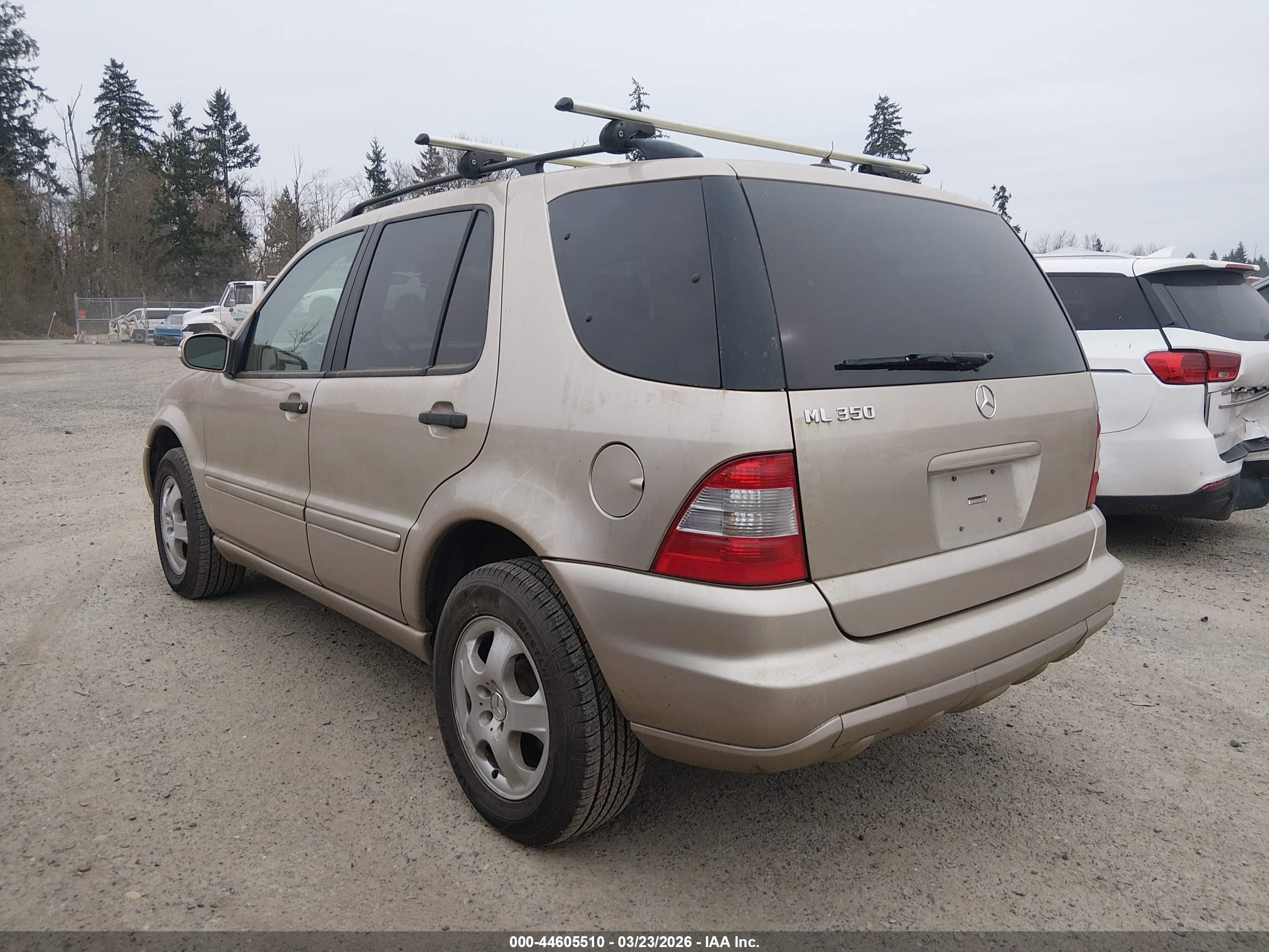 2003 Mercedes-benz Ml 350   Золотой vin: 4JGAB57E73A414030