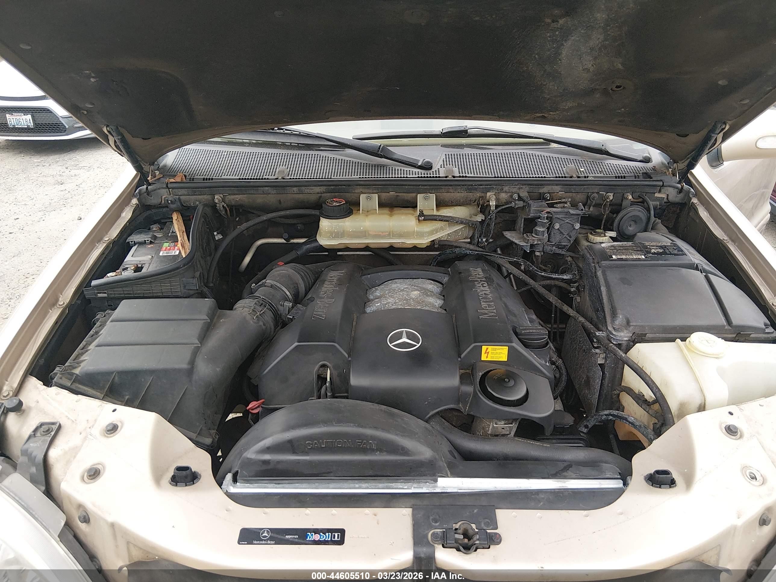 2003 Mercedes-benz Ml 350   Золотой vin: 4JGAB57E73A414030