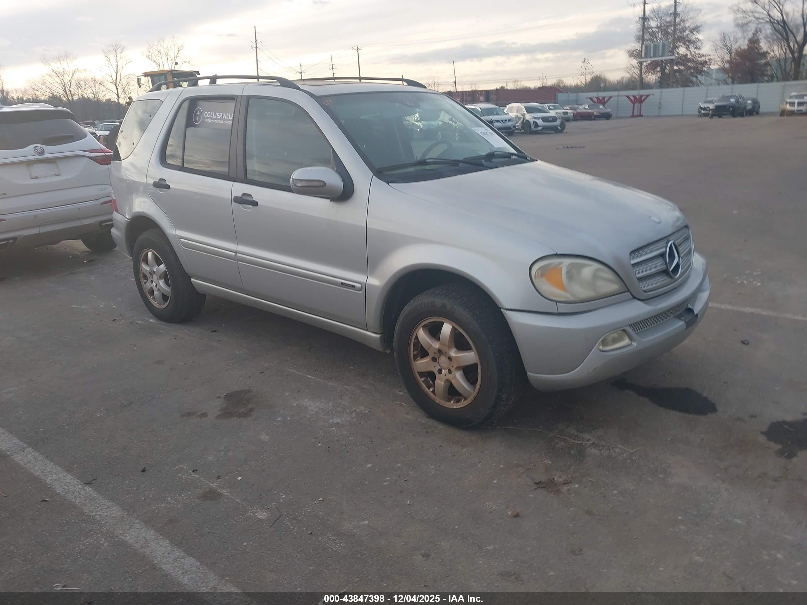2003 Mercedes-benz Ml 350   Gray vin: 4JGAB57E73A414299