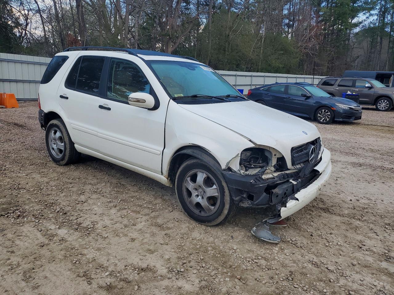 2003 Mercedes Benz Ml 350 White vin: 4JGAB57E73A418725