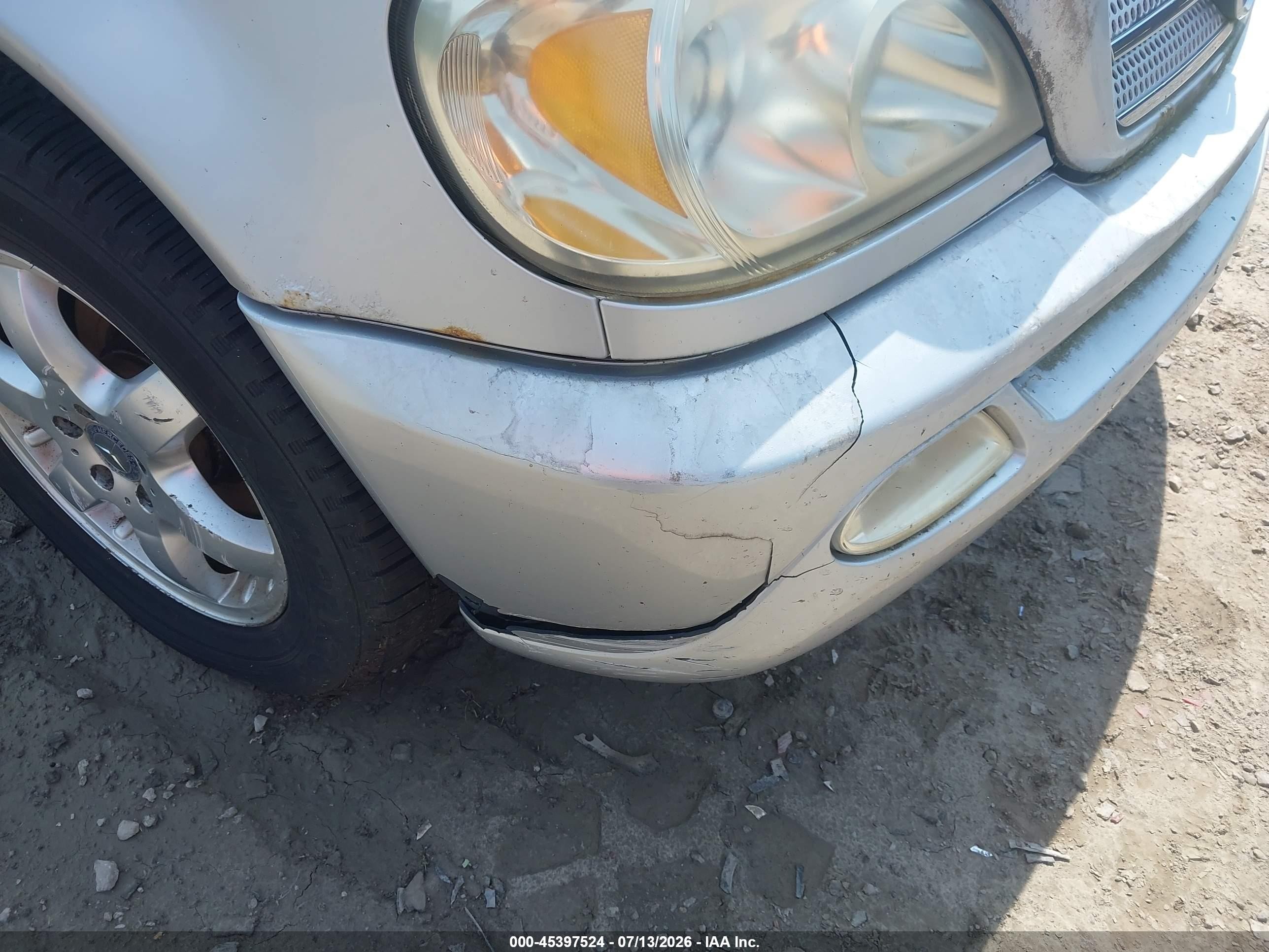 2003 Mercedes-benz Ml 350   Silver vin: 4JGAB57E73A441339