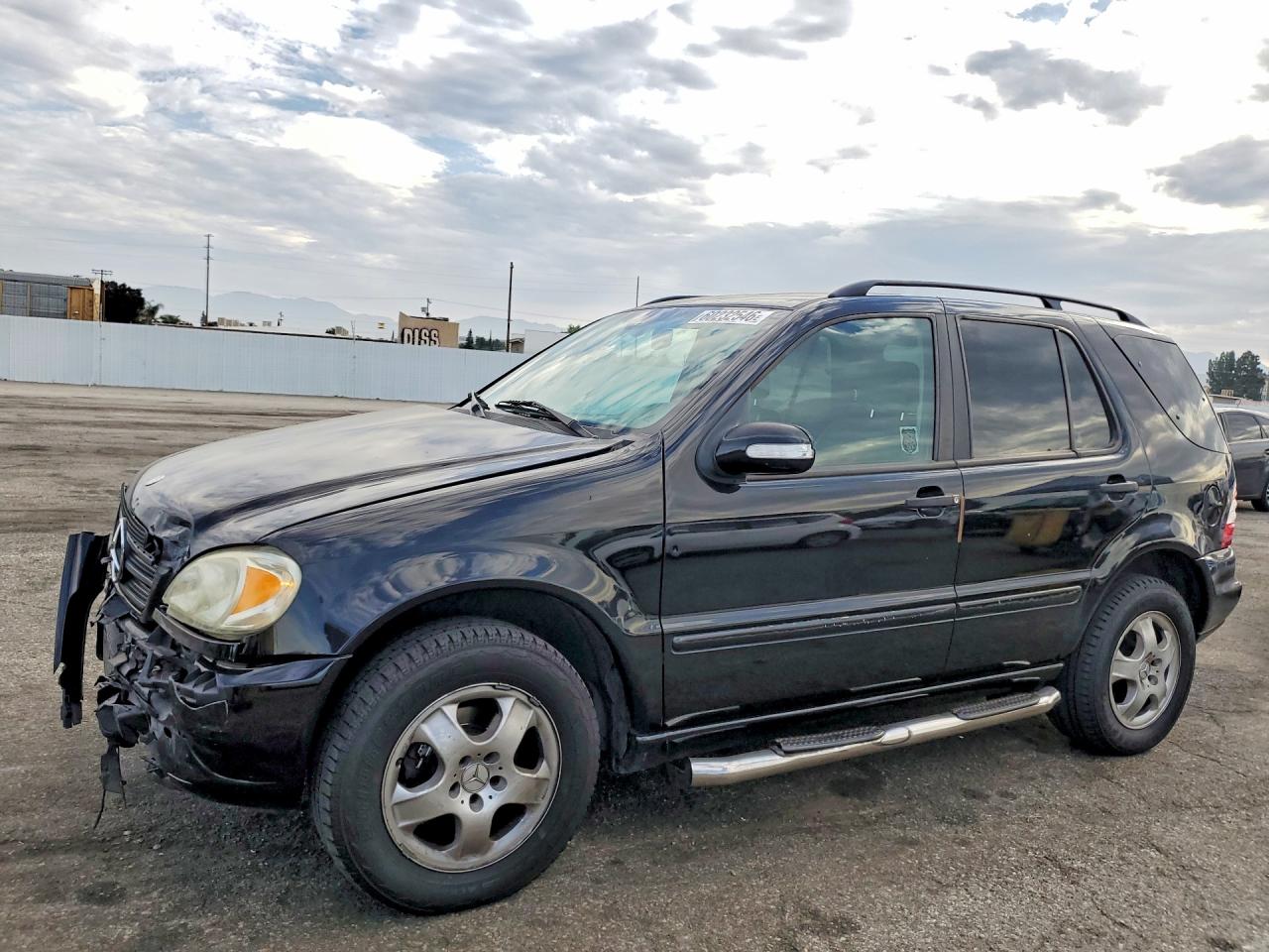 2003 Mercedes-benz Ml 350 Black vin: 4JGAB57E73A458478