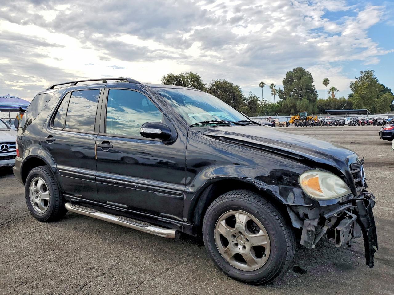 2003 Mercedes-benz Ml 350 Black vin: 4JGAB57E73A458478
