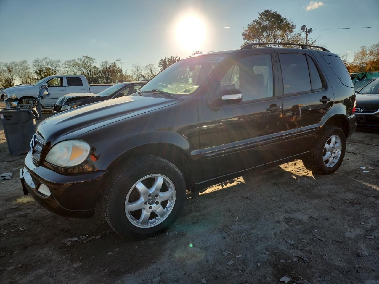 2003 Mercedes-benz Ml 350 Black vin: 4JGAB57E83A411217