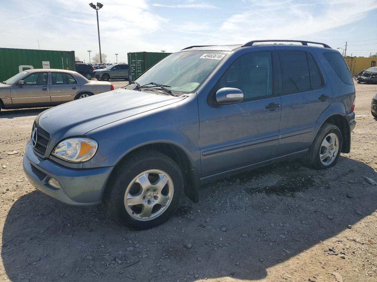 2004 Mercedes-benz Ml 350 Blue vin: 4JGAB57E84A490566