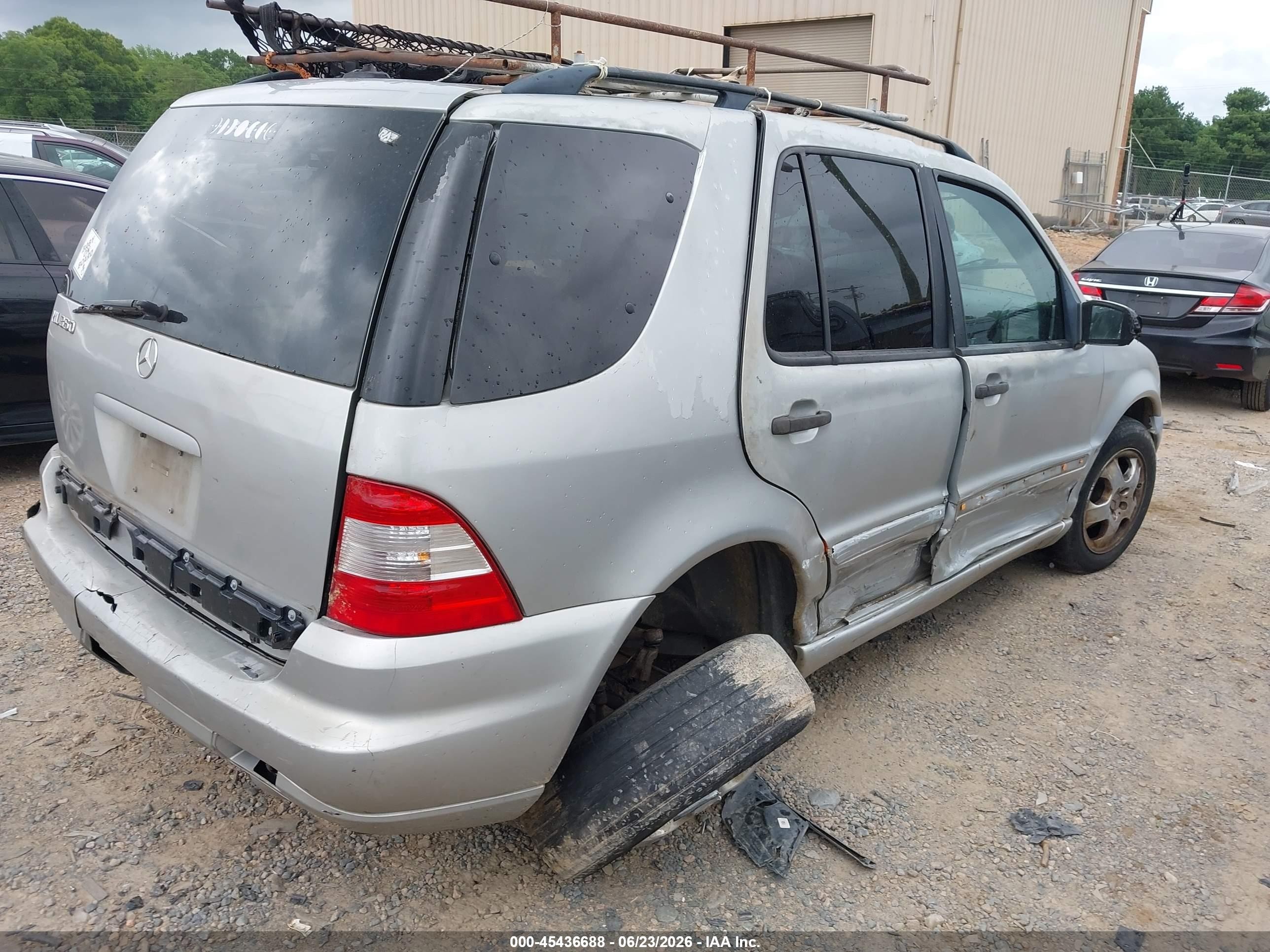 2004 Mercedes-benz Ml 350 4matic Silver vin: 4JGAB57E84A511027