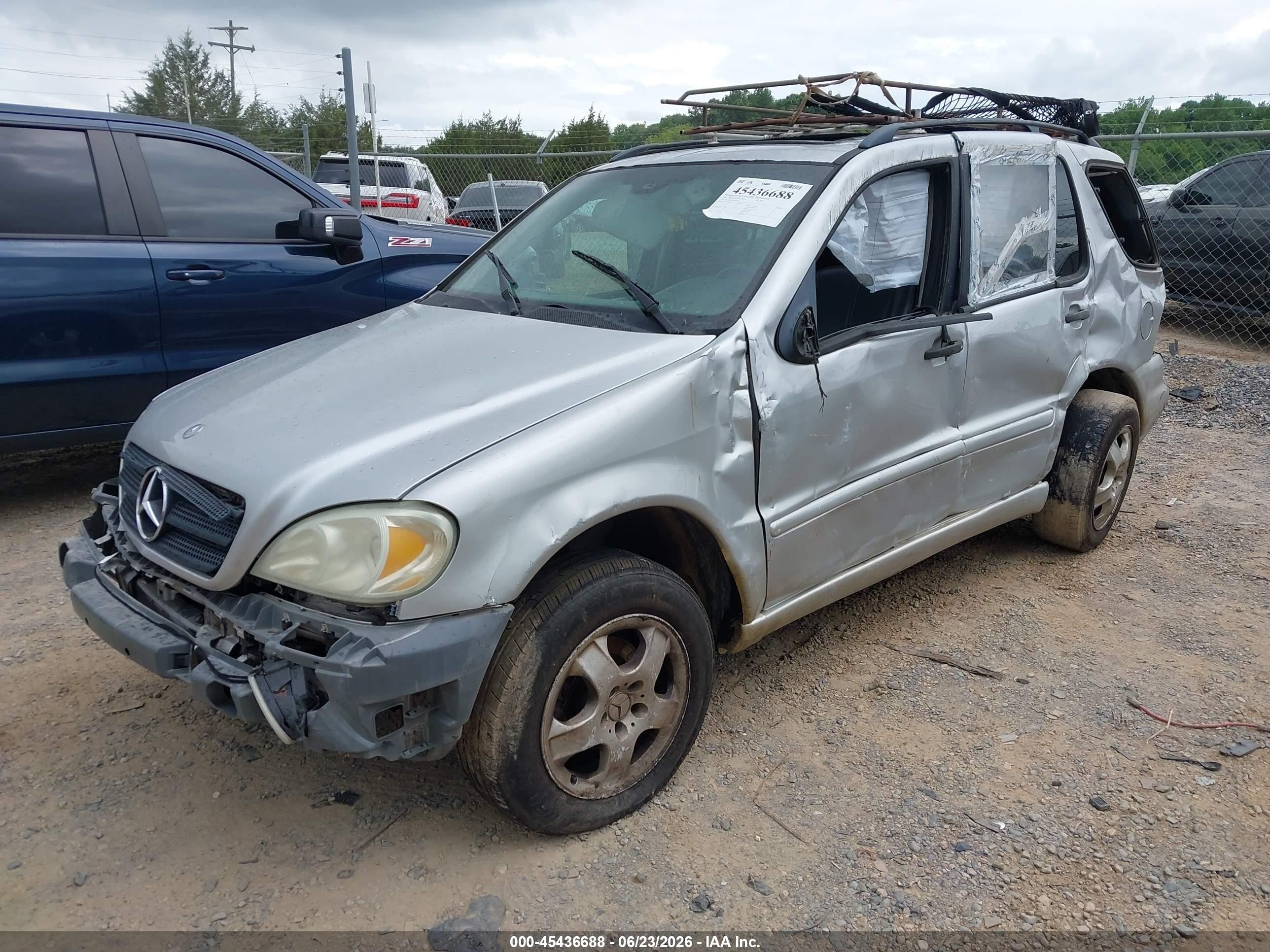2004 Mercedes-benz Ml 350 4matic Silver vin: 4JGAB57E84A511027
