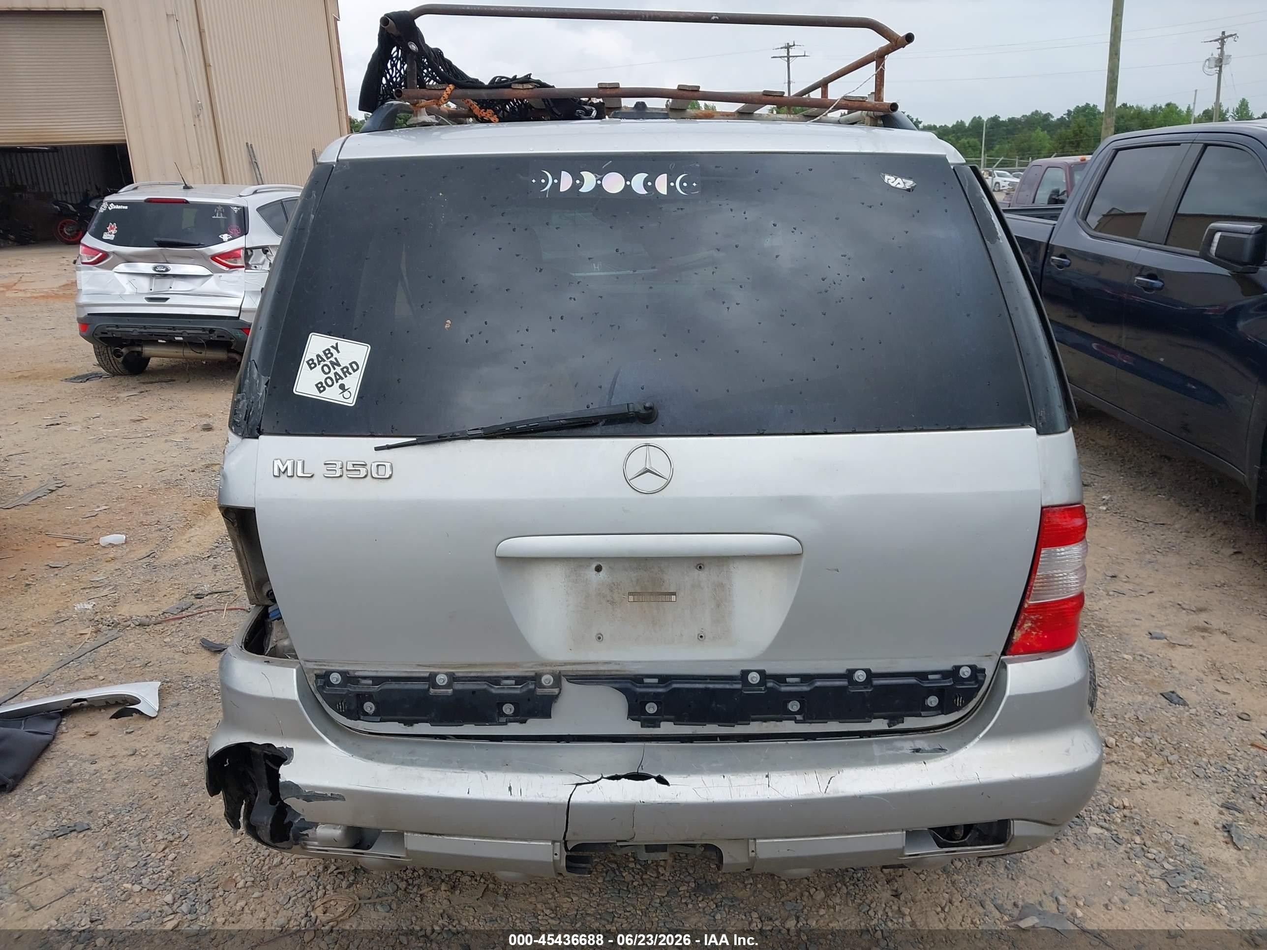 2004 Mercedes-benz Ml 350 4matic Silver vin: 4JGAB57E84A511027