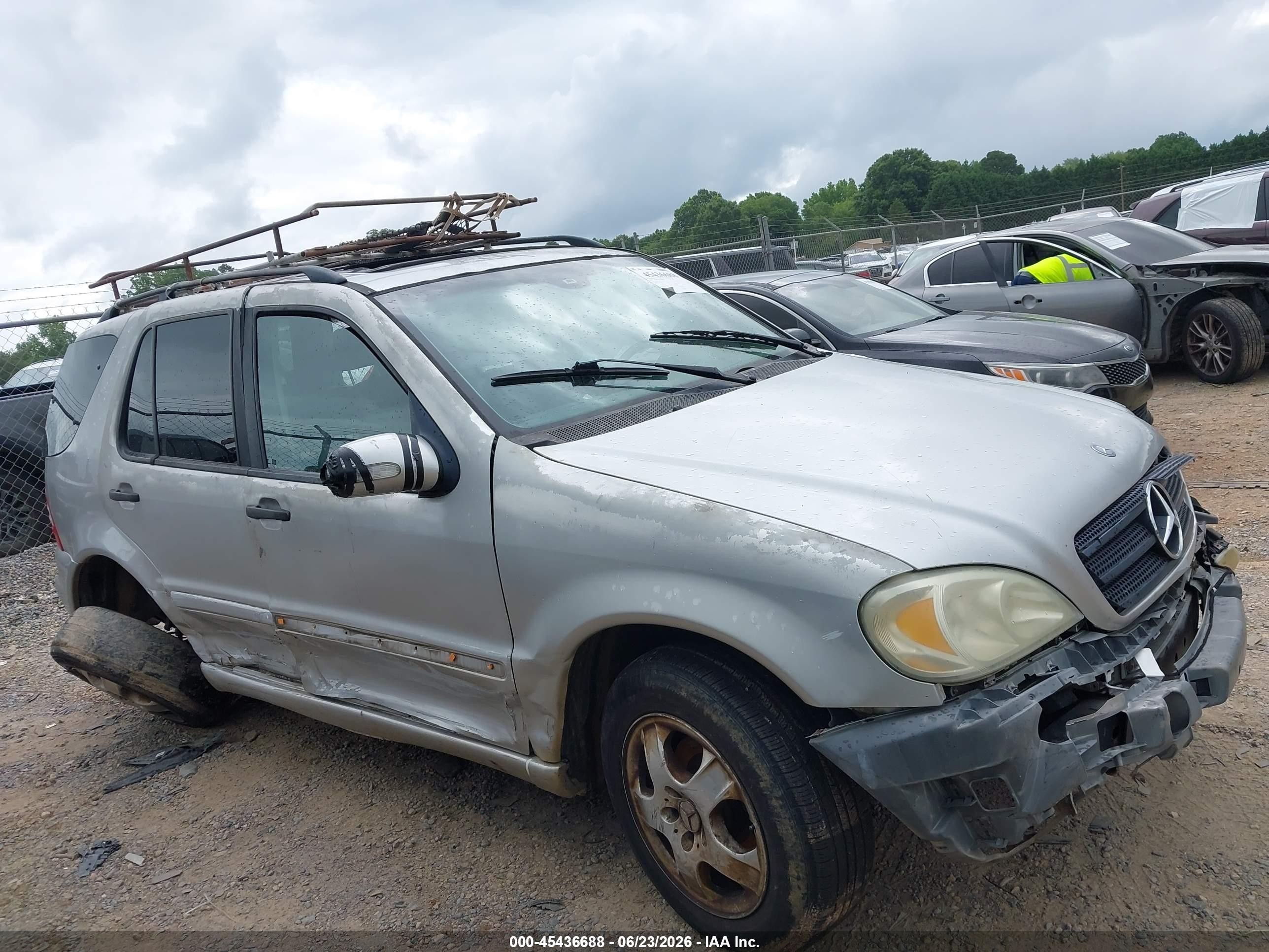 2004 Mercedes-benz Ml 350 4matic Silver vin: 4JGAB57E84A511027