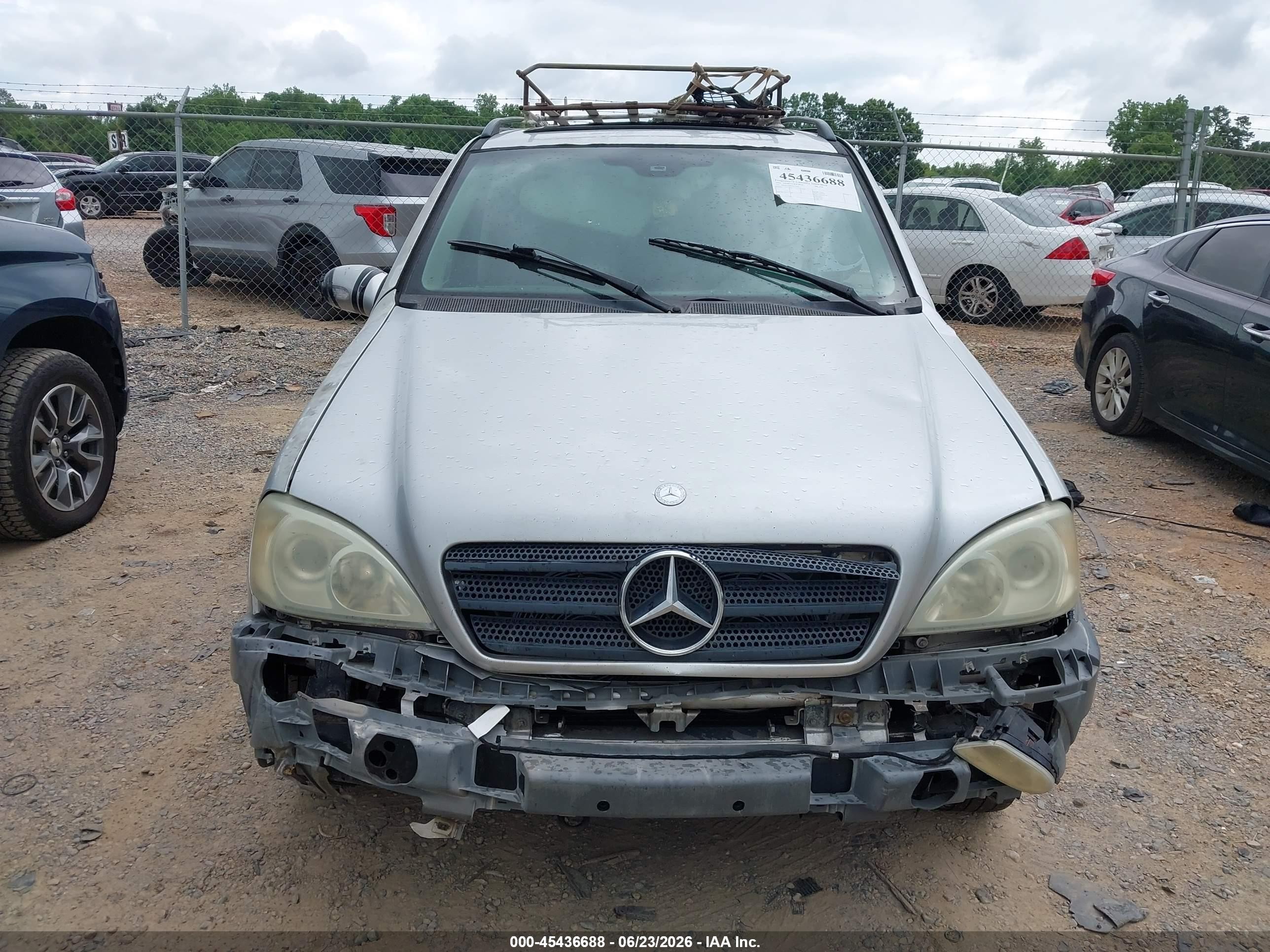 2004 Mercedes-benz Ml 350 4matic Silver vin: 4JGAB57E84A511027
