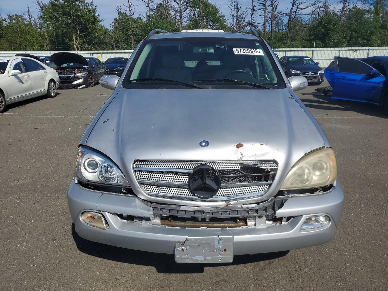 2005 Mercedes-benz Ml 350 Silver vin: 4JGAB57E85A559127