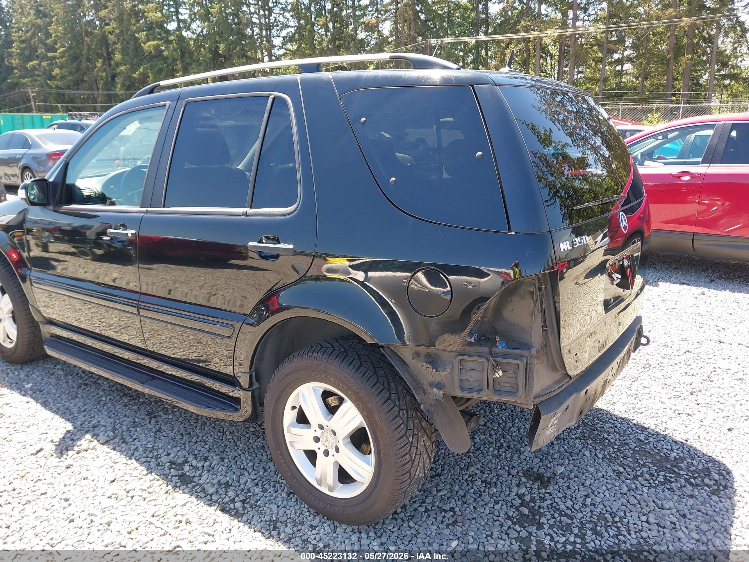 2005 Mercedes-benz Ml 350 4matic Черный vin: 4JGAB57E95A530719
