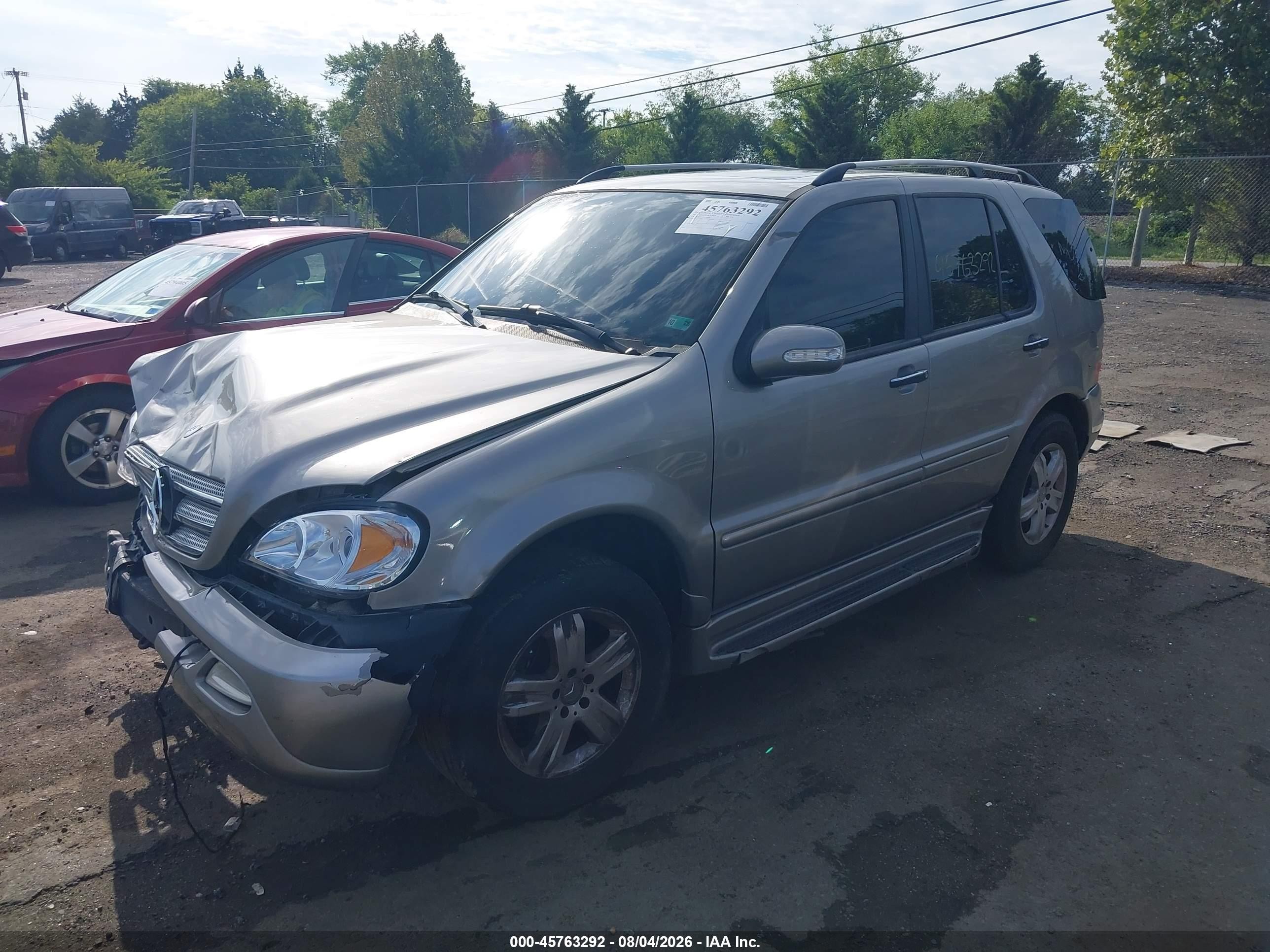 2005 Mercedes-benz Ml 350 4matic Silver vin: 4JGAB57E95A544426