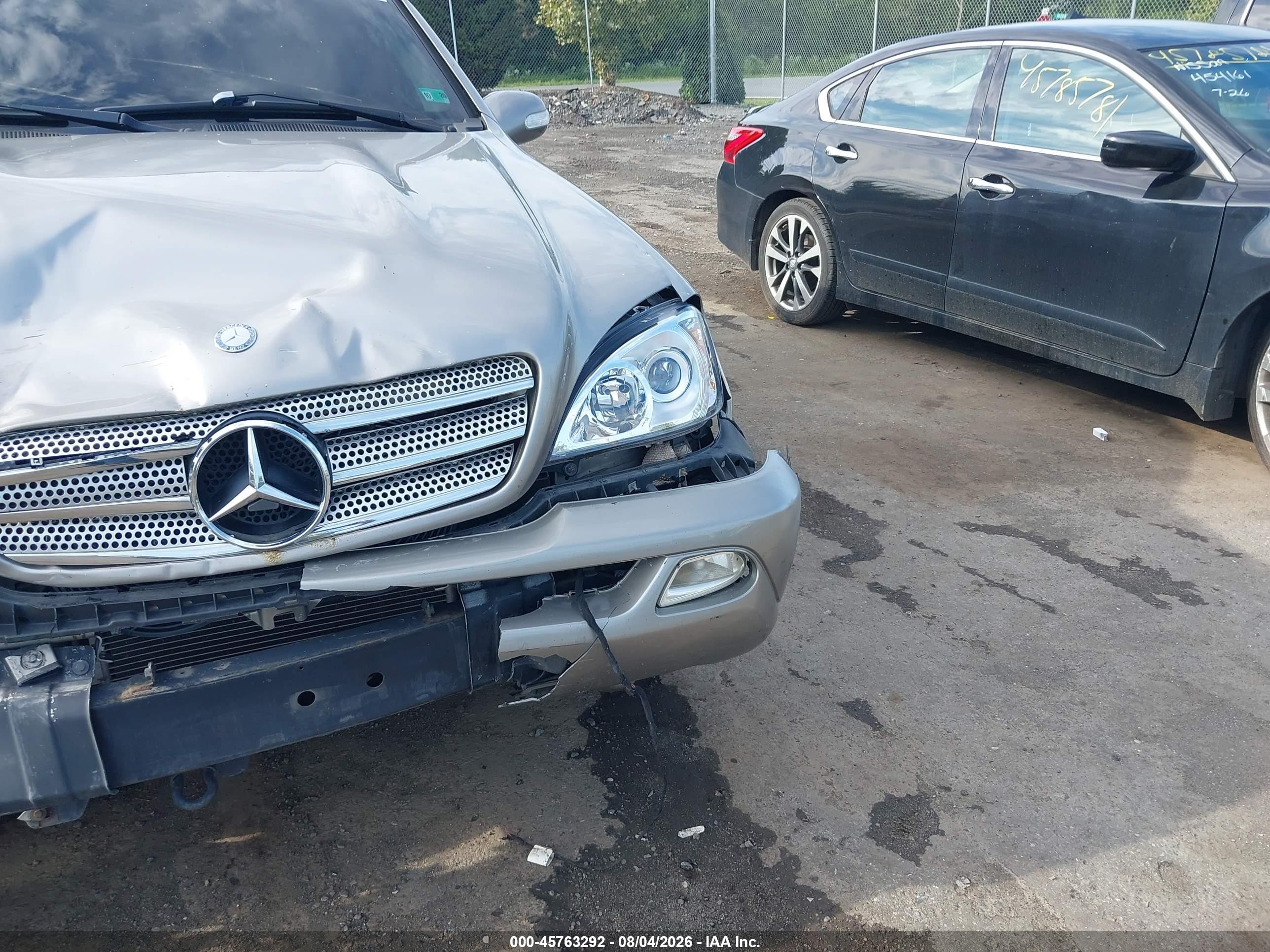 2005 Mercedes-benz Ml 350 4matic Silver vin: 4JGAB57E95A544426