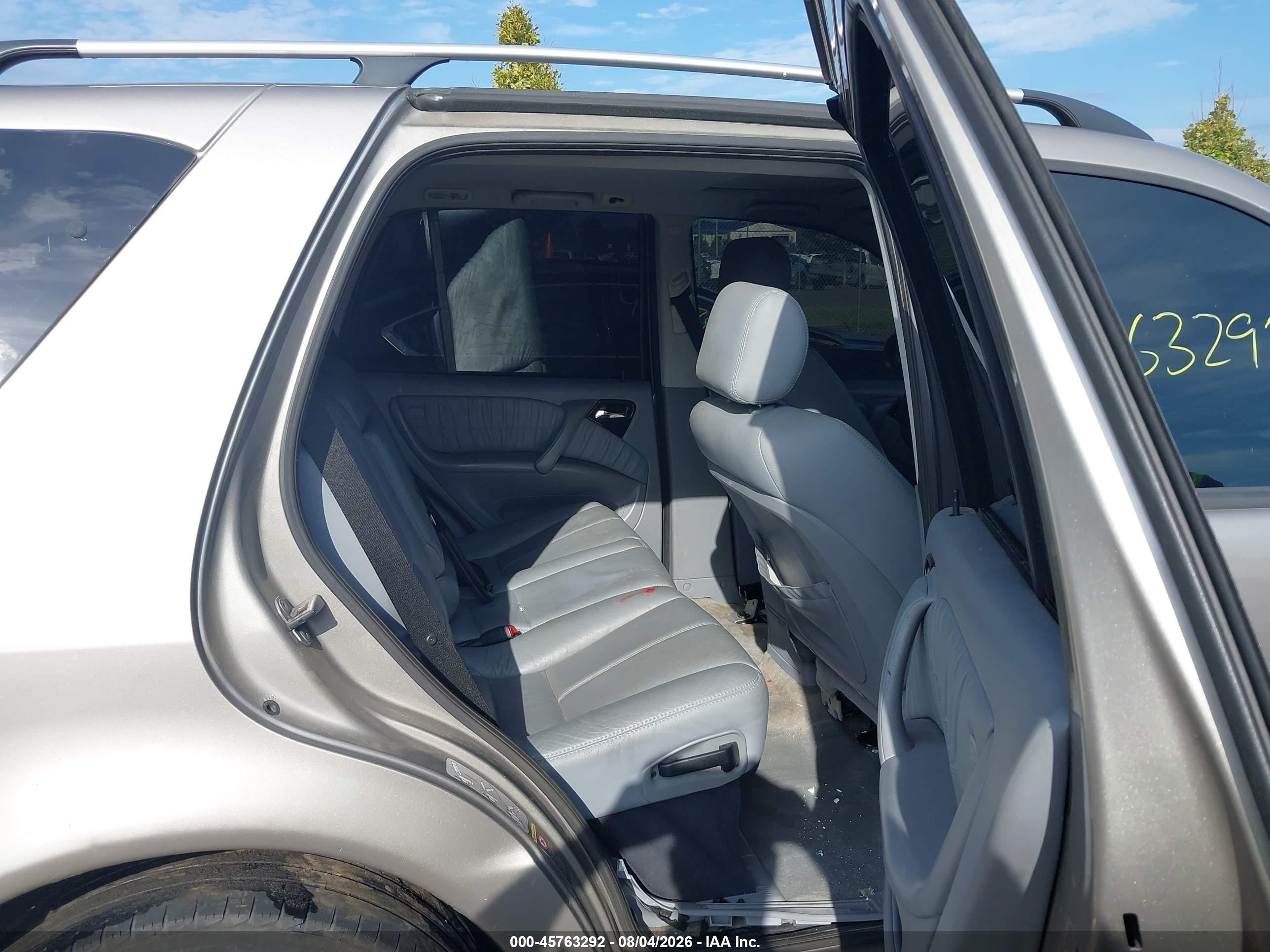 2005 Mercedes-benz Ml 350 4matic Silver vin: 4JGAB57E95A544426