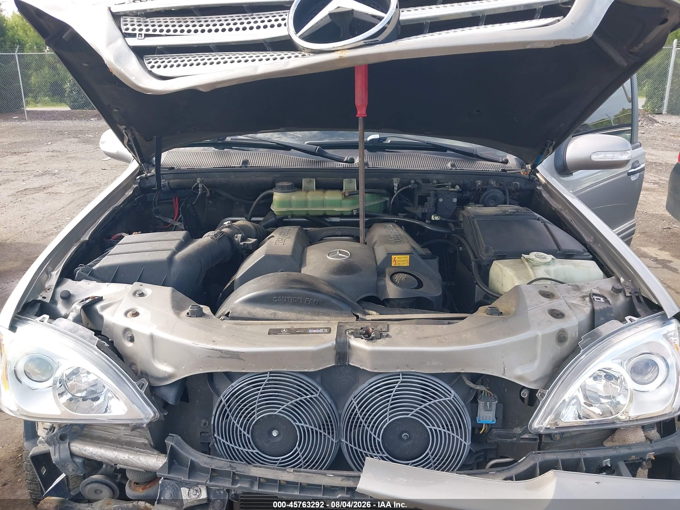 2005 Mercedes-benz Ml 350 4matic Silver vin: 4JGAB57E95A544426