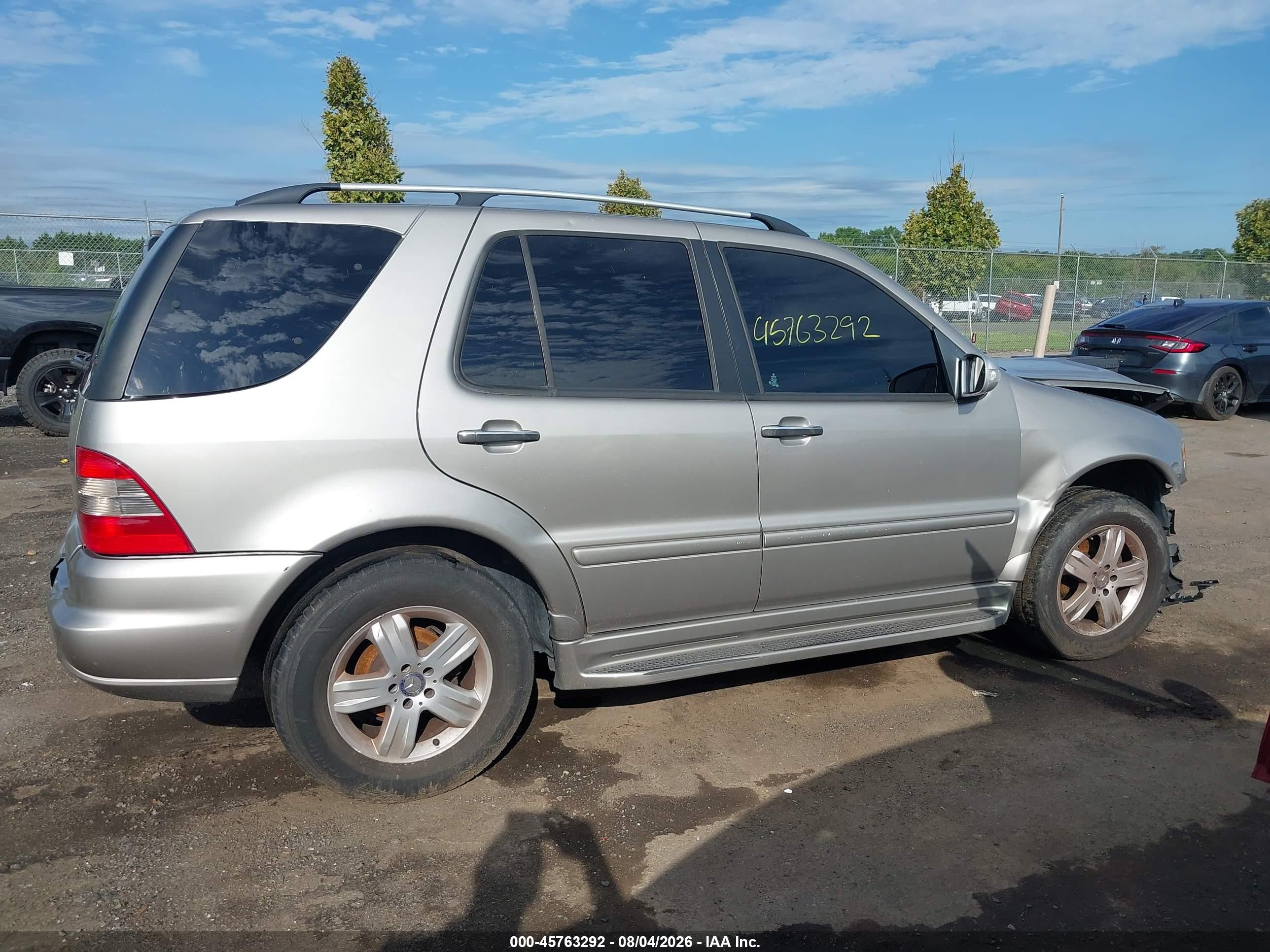 2005 Mercedes-benz Ml 350 4matic Silver vin: 4JGAB57E95A544426