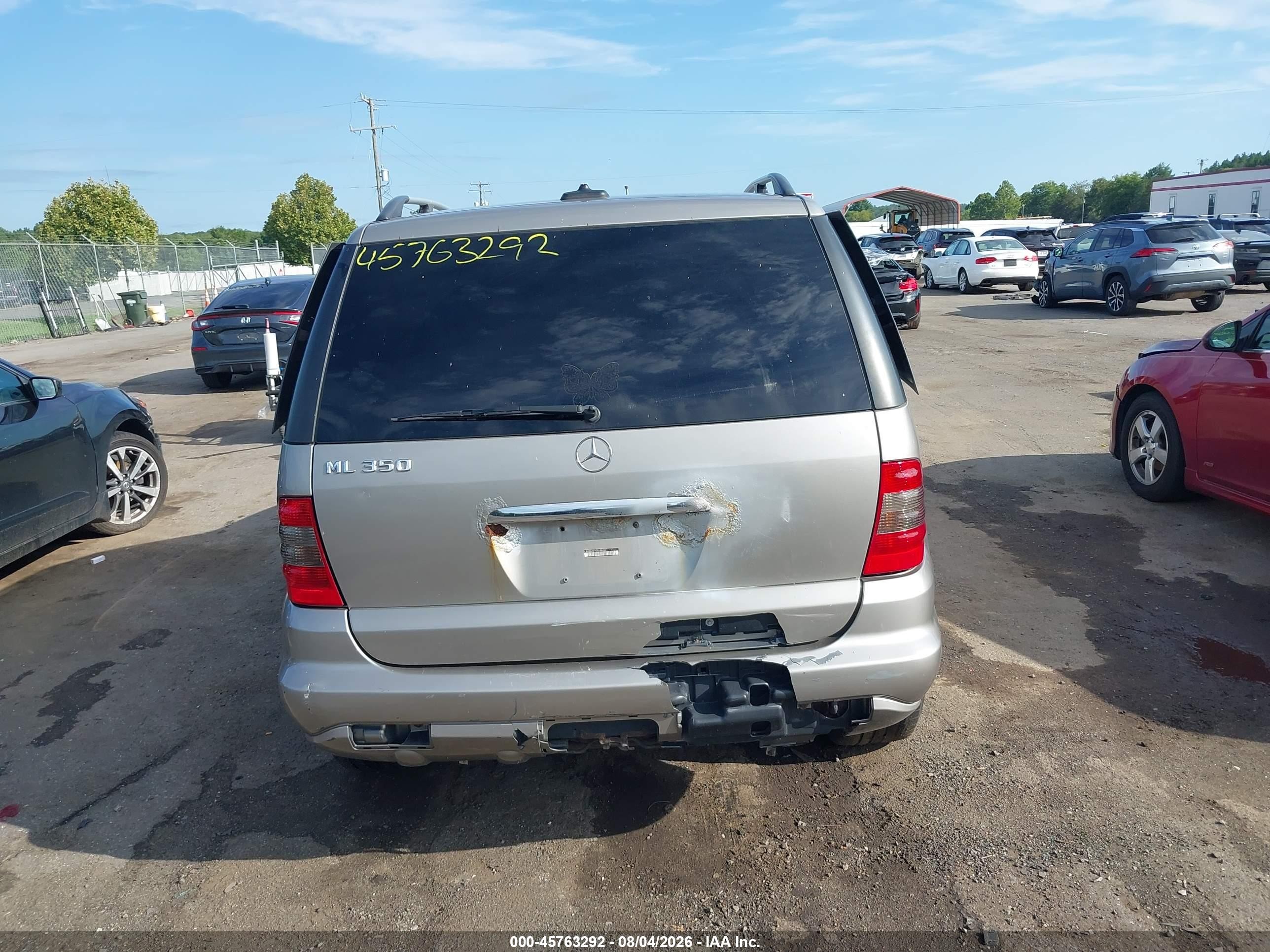 2005 Mercedes-benz Ml 350 4matic Silver vin: 4JGAB57E95A544426