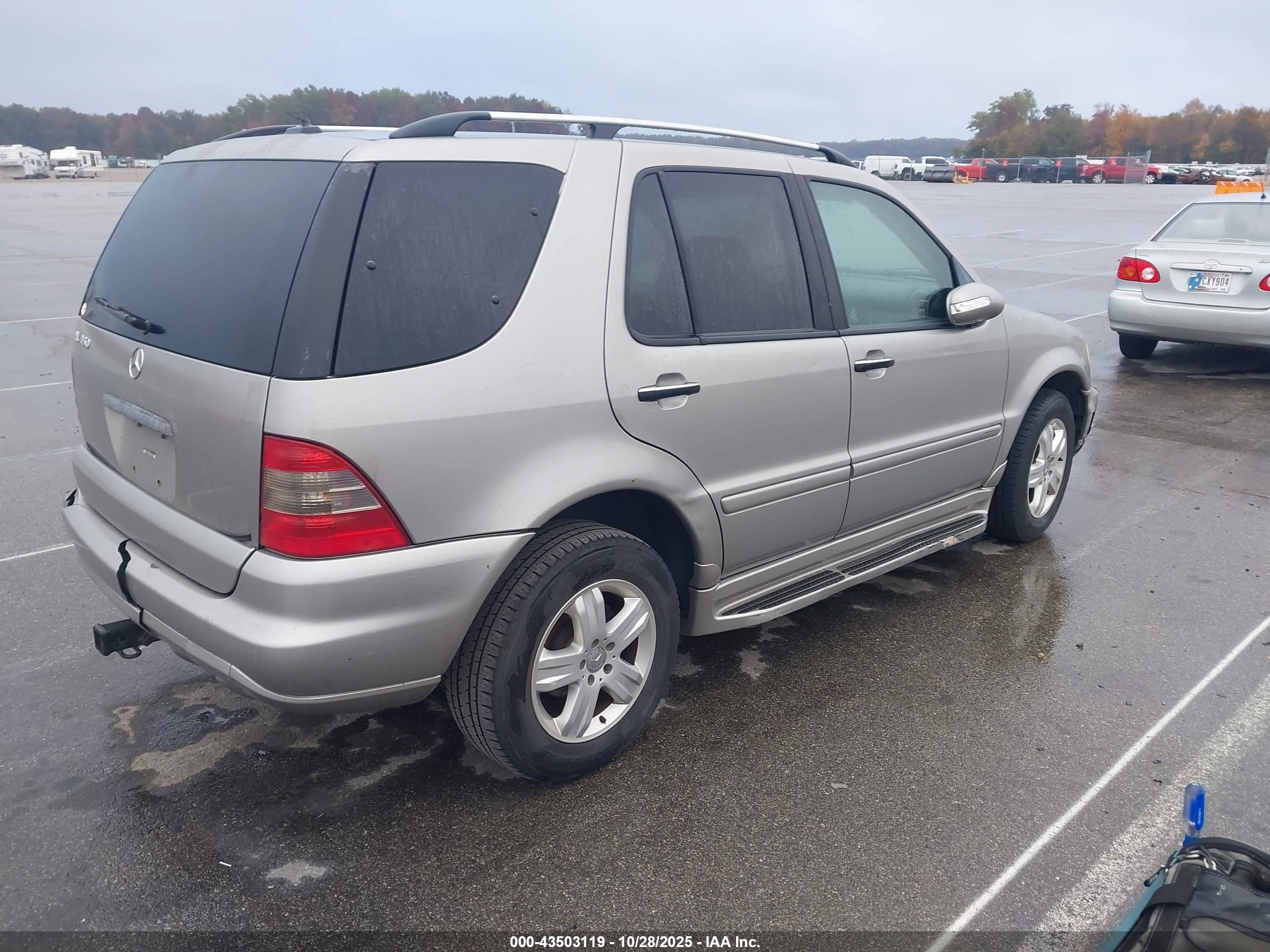 2005 Mercedes-benz Ml 350 Silver vin: 4JGAB57E95A566099