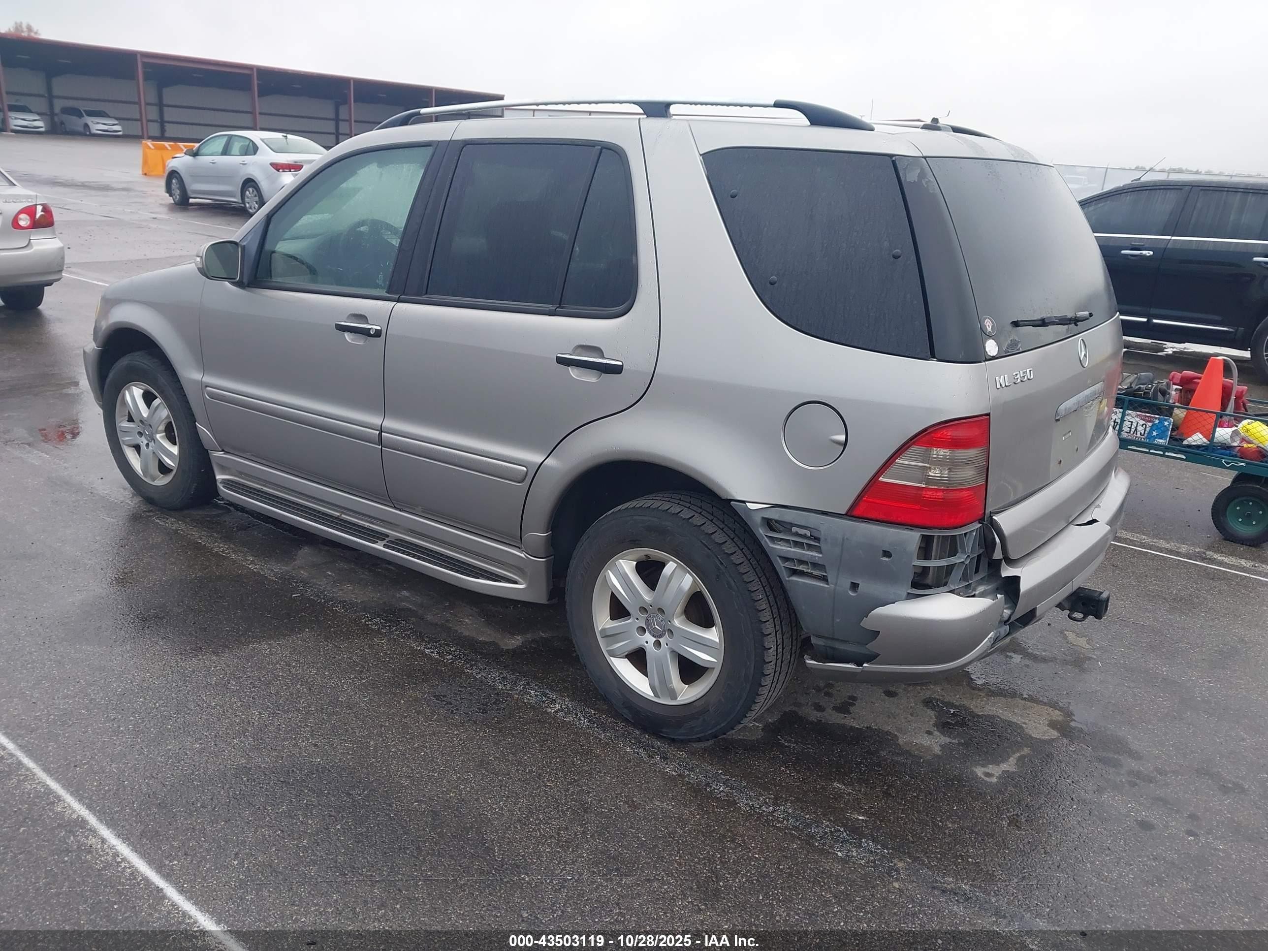 2005 Mercedes-benz Ml 350 Silver vin: 4JGAB57E95A566099