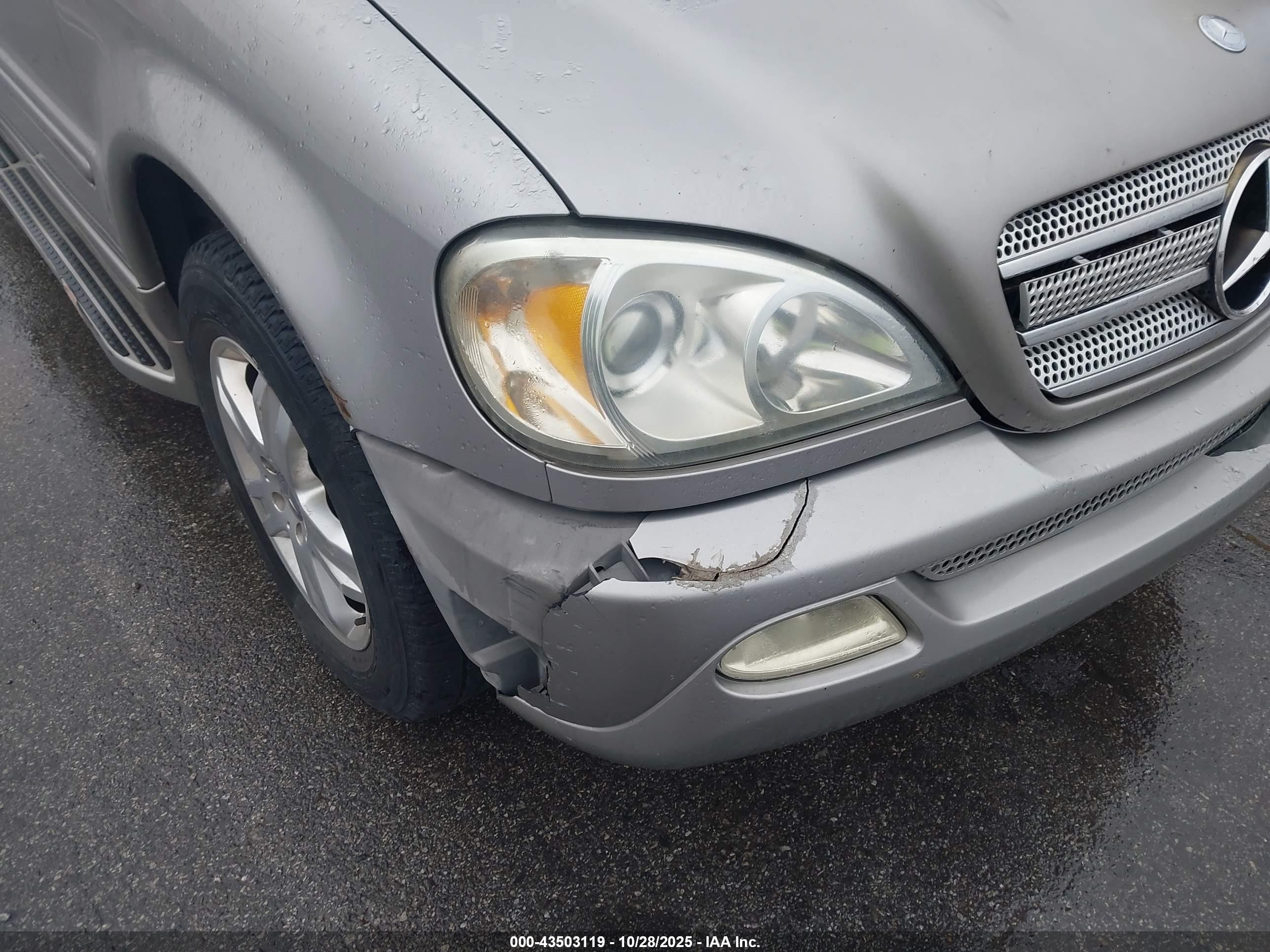 2005 Mercedes-benz Ml 350 Silver vin: 4JGAB57E95A566099