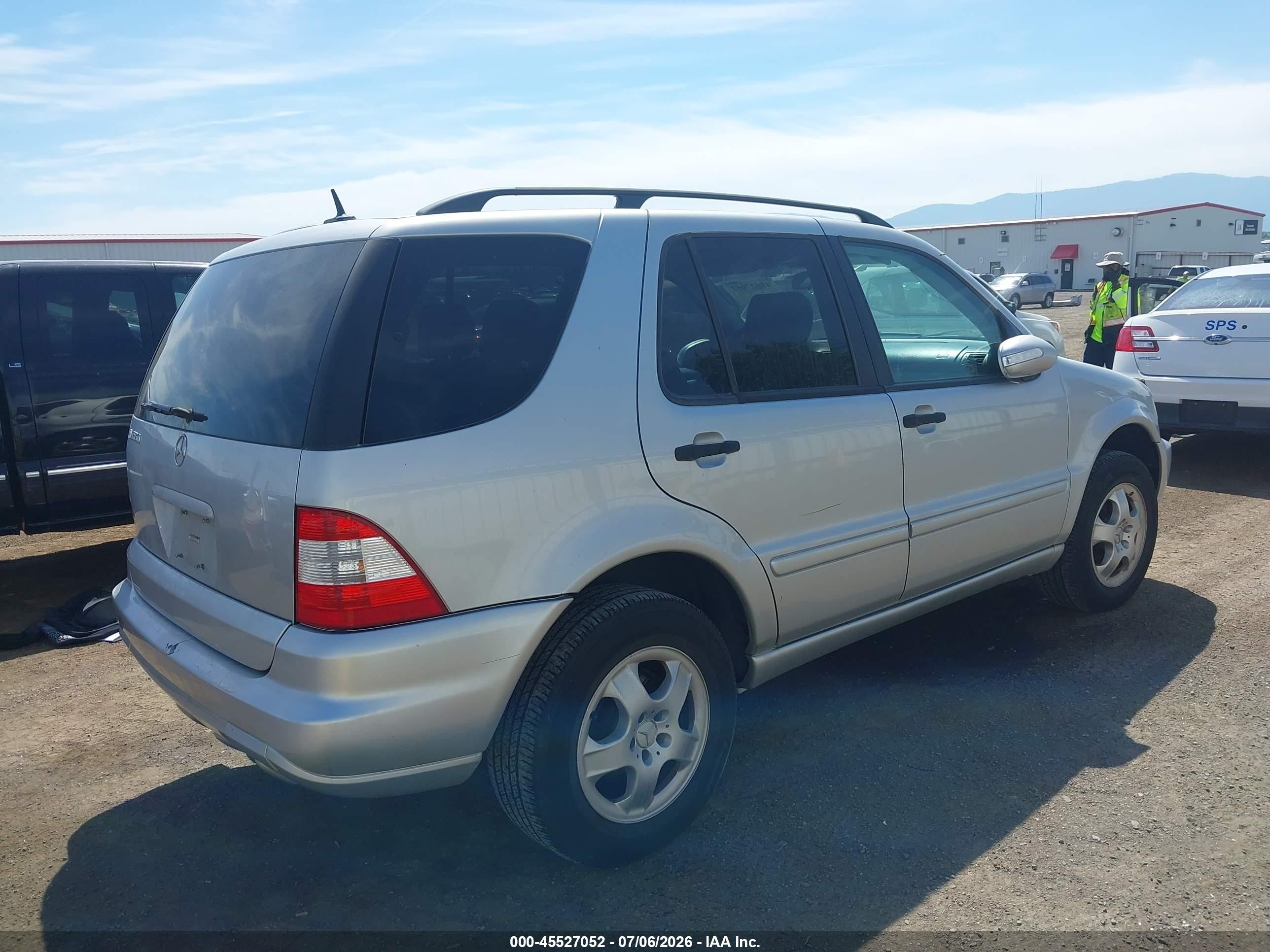2003 Mercedes-benz Ml 350   Silver vin: 4JGAB57EX3A428116