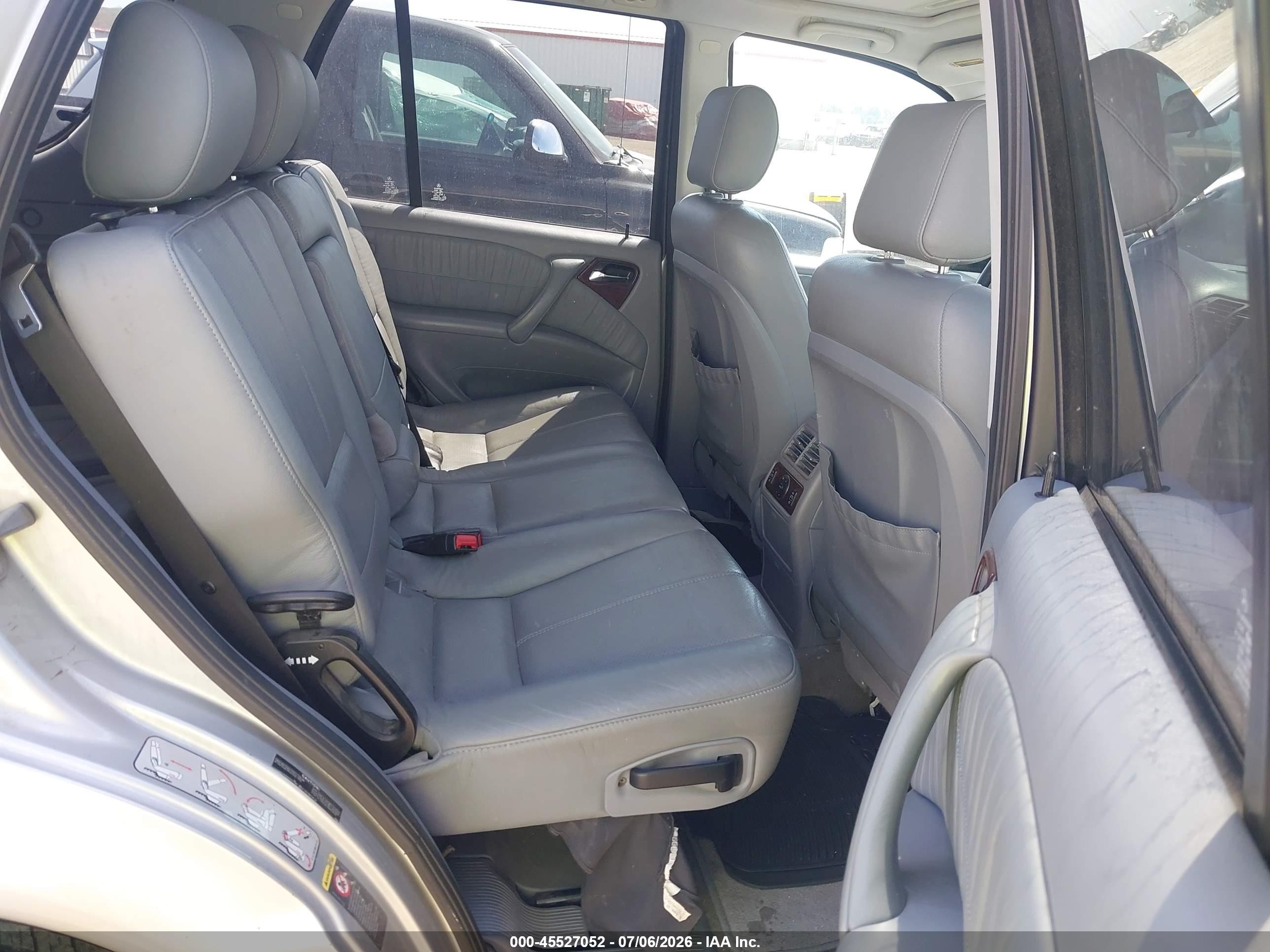 2003 Mercedes-benz Ml 350   Silver vin: 4JGAB57EX3A428116