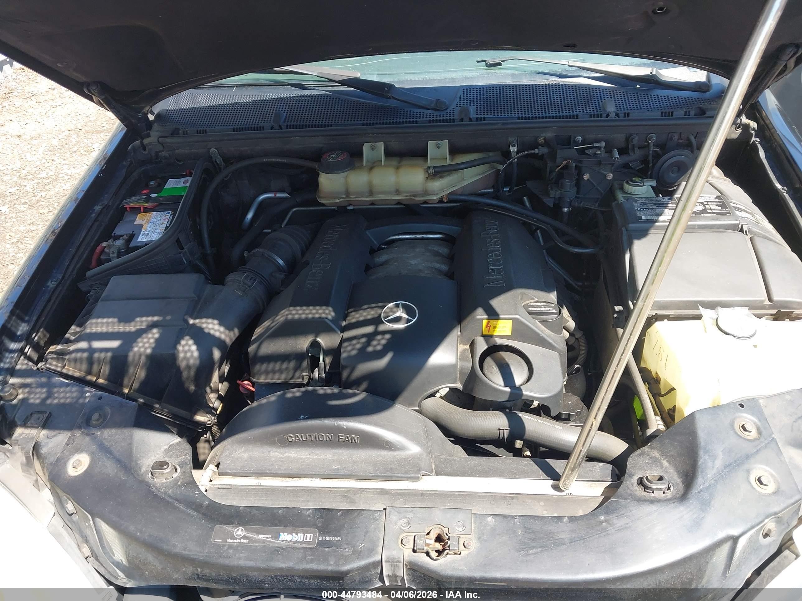 2003 Mercedes-benz Ml 350   Черный vin: 4JGAB57EX3A443876