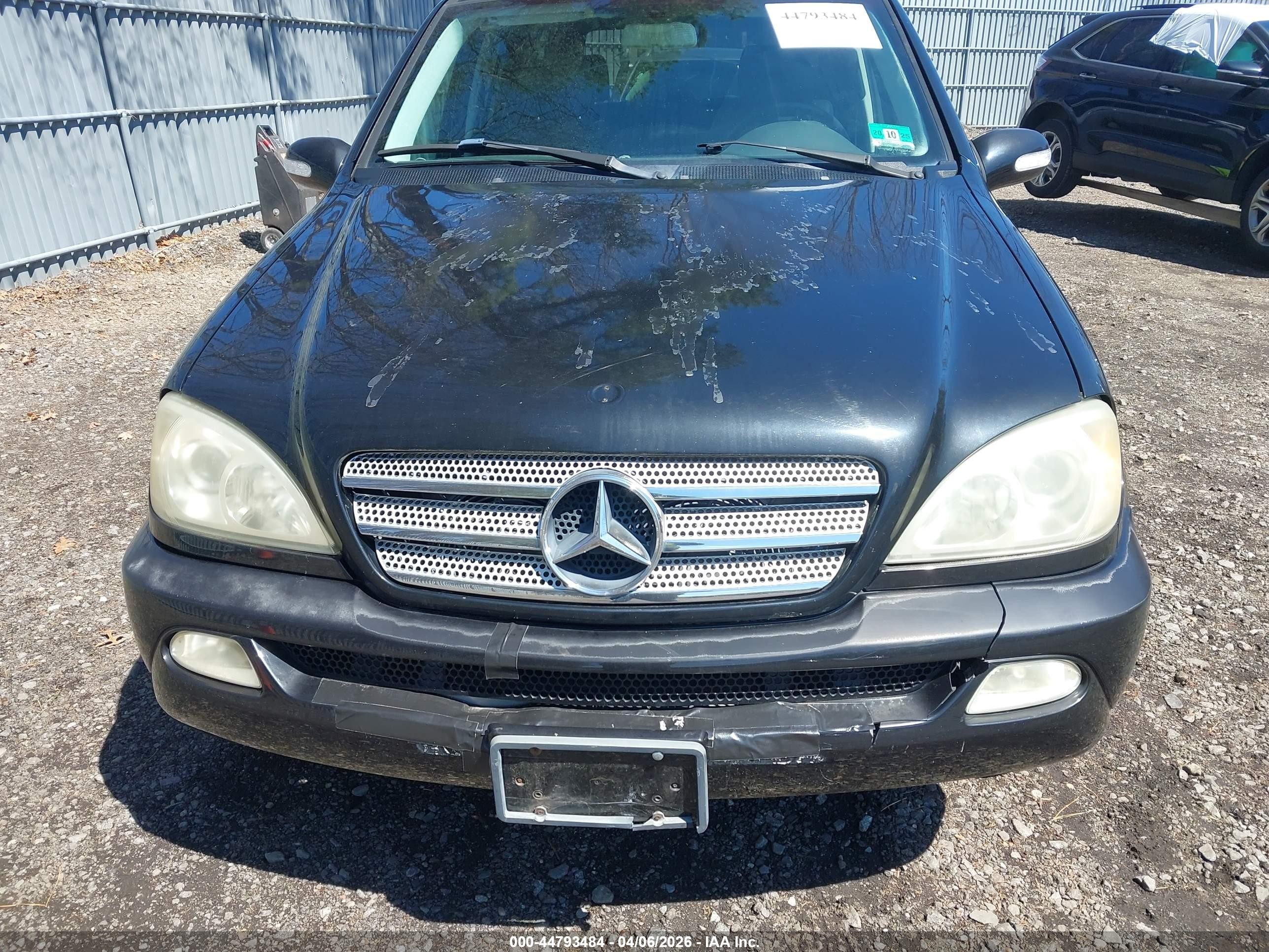 2003 Mercedes-benz Ml 350   Черный vin: 4JGAB57EX3A443876