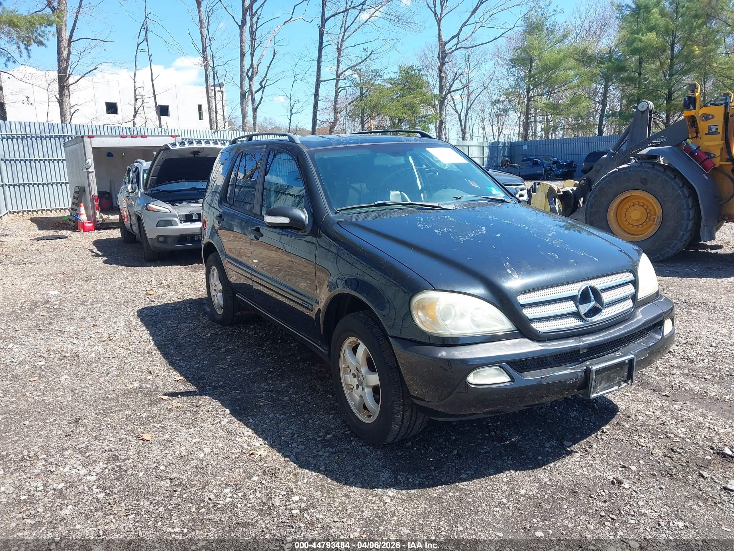 2003 Mercedes-benz Ml 350   Black vin: 4JGAB57EX3A443876