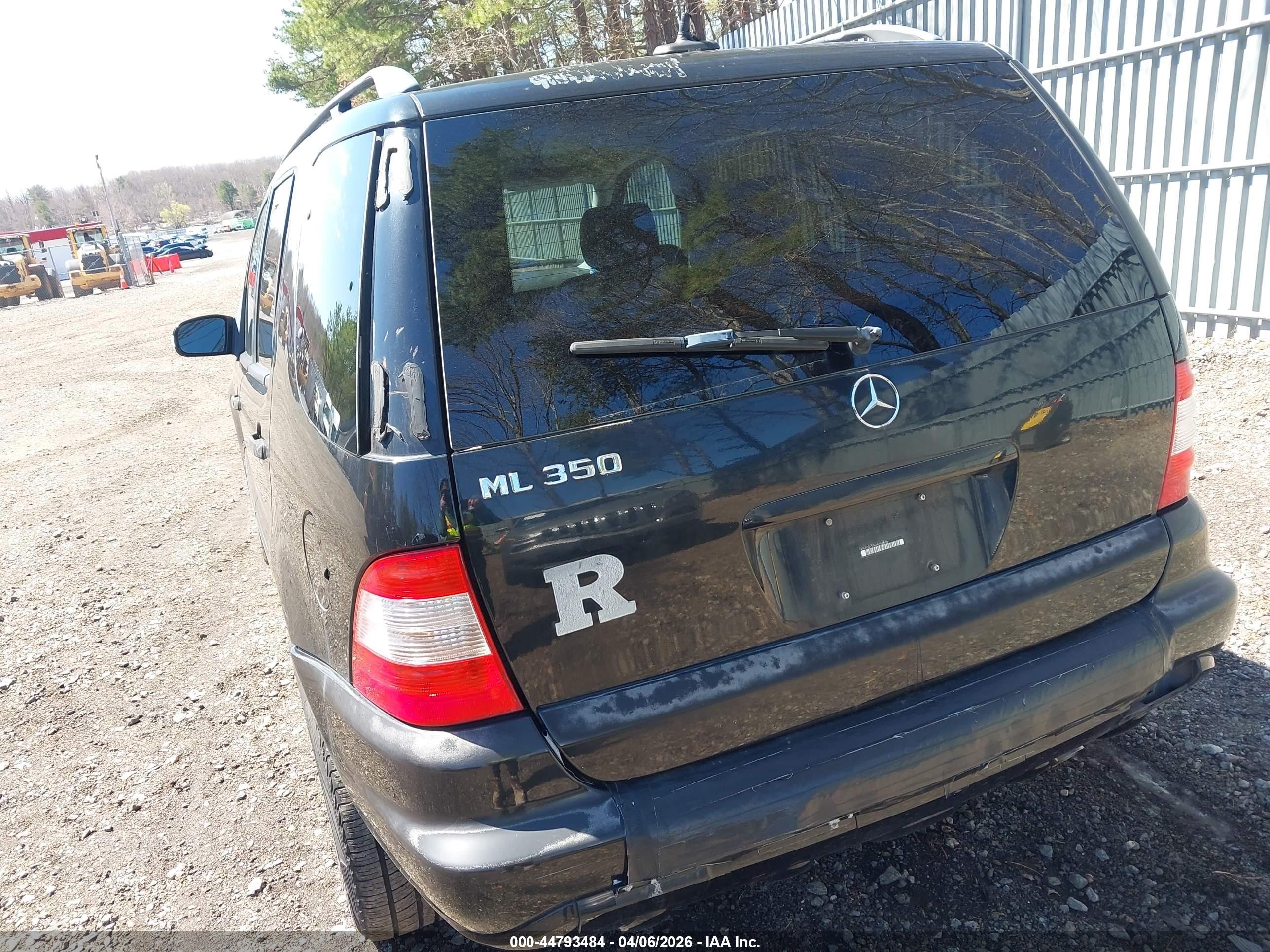 2003 Mercedes-benz Ml 350   Черный vin: 4JGAB57EX3A443876