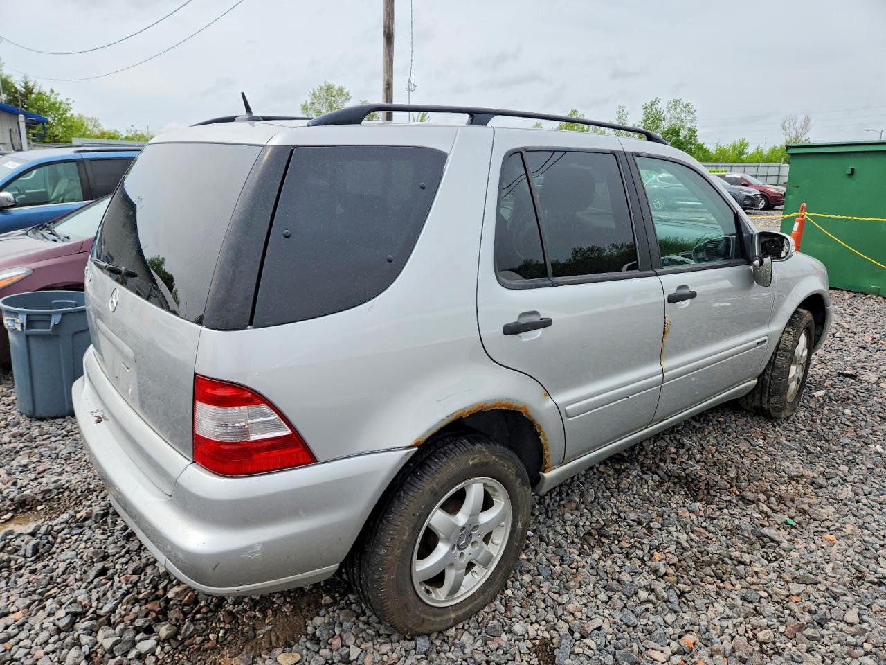 2003 Mercedes-benz Ml 350 Silver vin: 4JGAB57EX3A449774
