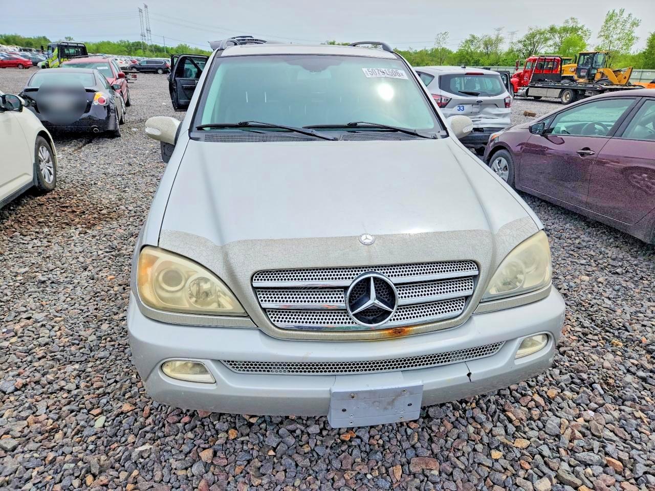 2003 Mercedes-benz Ml 350 Silver vin: 4JGAB57EX3A449774