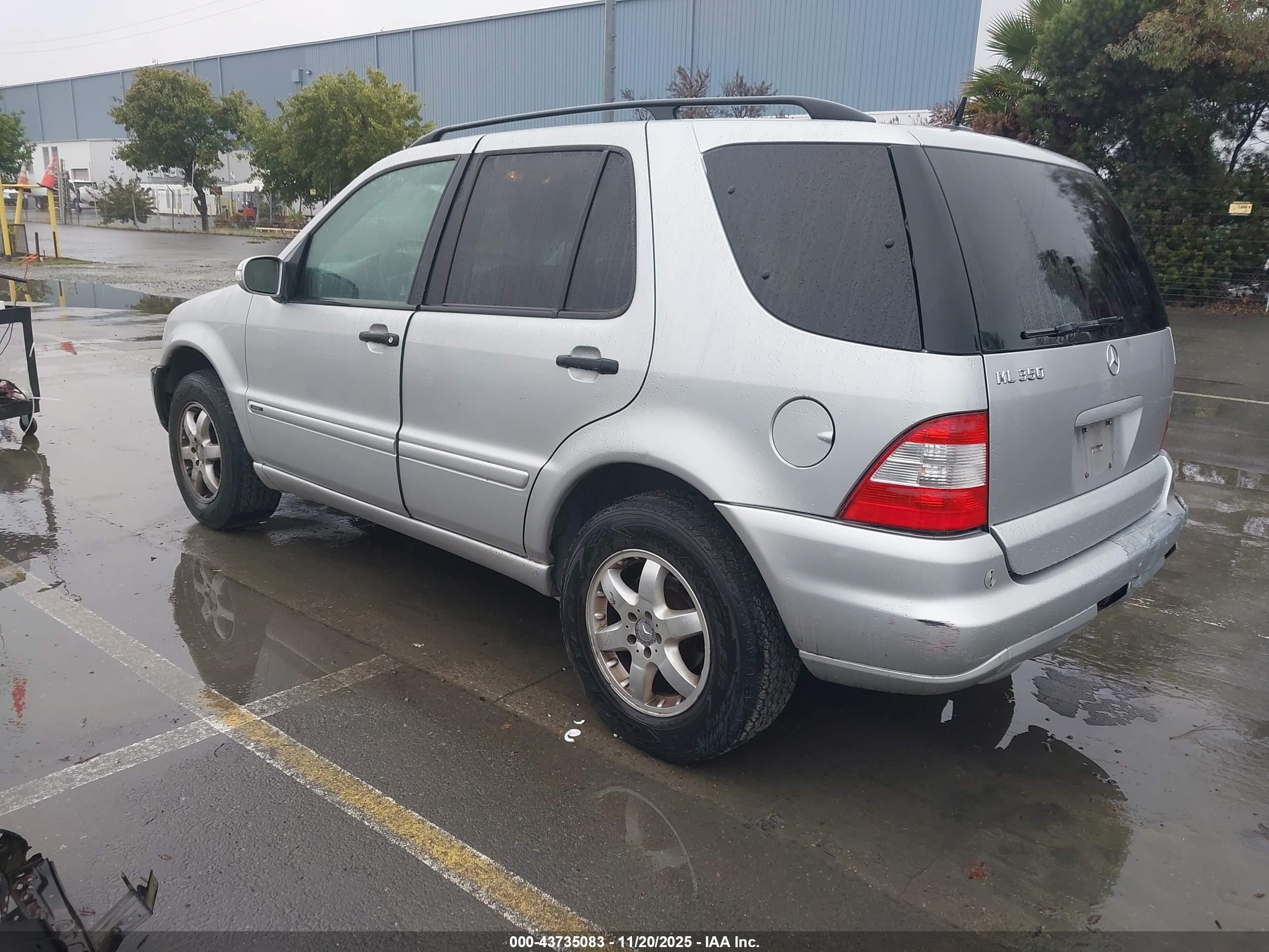 2003 Mercedes-benz Ml 350 Silver vin: 4JGAB57EX3A451900
