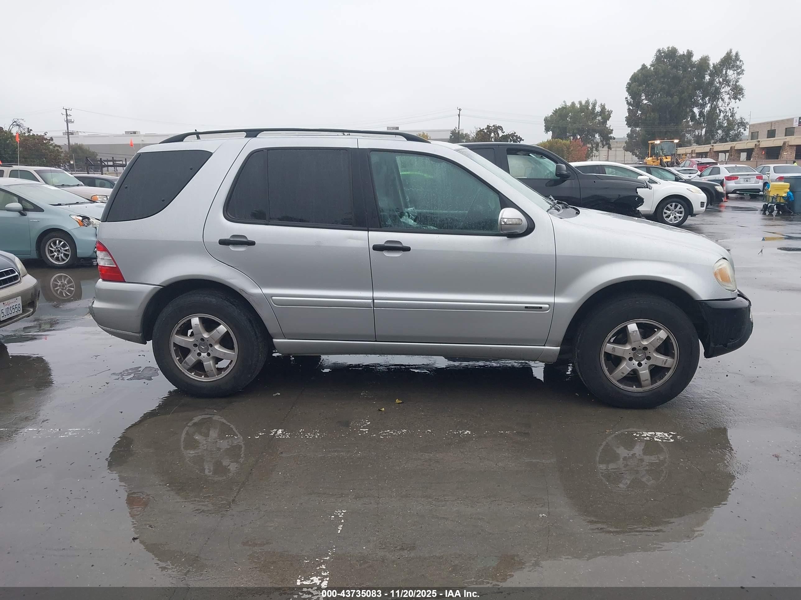 2003 Mercedes-benz Ml 350 Silver vin: 4JGAB57EX3A451900