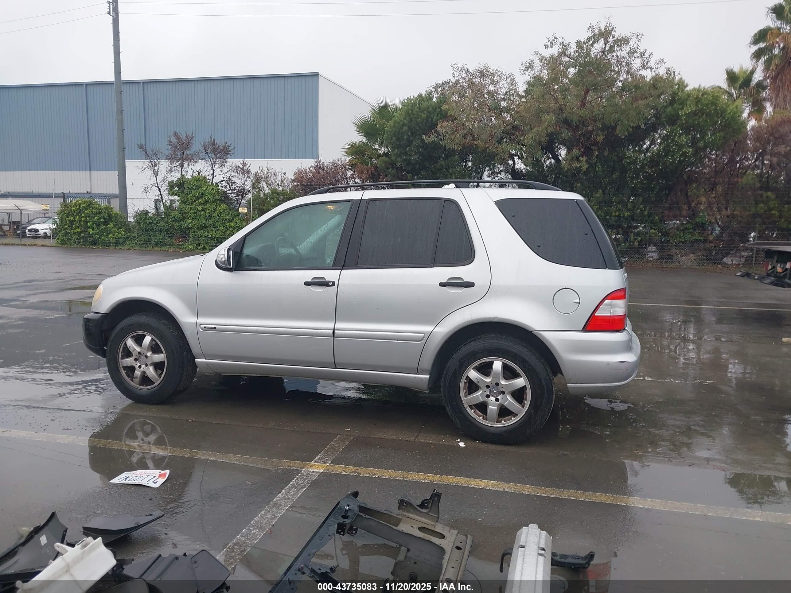 2003 Mercedes-benz Ml 350 Silver vin: 4JGAB57EX3A451900