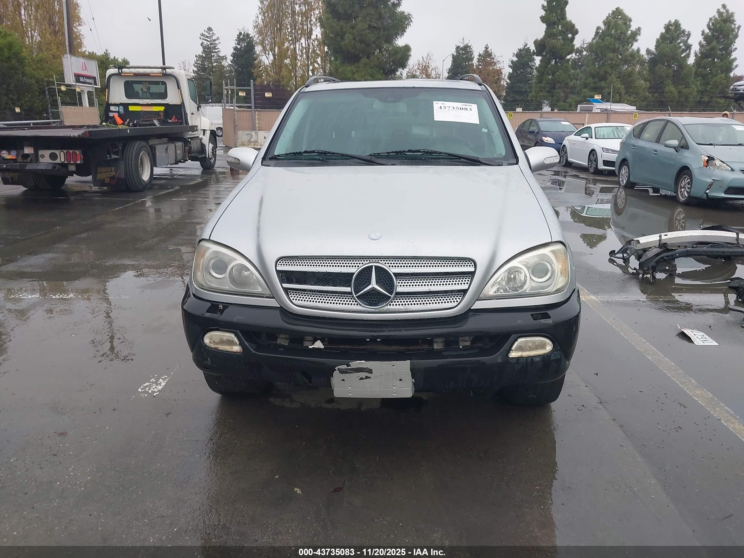 2003 Mercedes-benz Ml 350 Silver vin: 4JGAB57EX3A451900