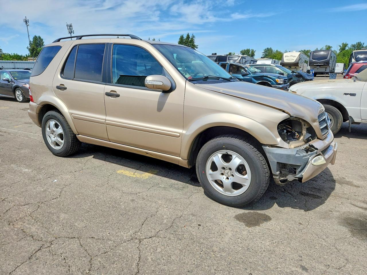 2004 Mercedes-benz Ml 350 Золотой vin: 4JGAB57EX4A502958