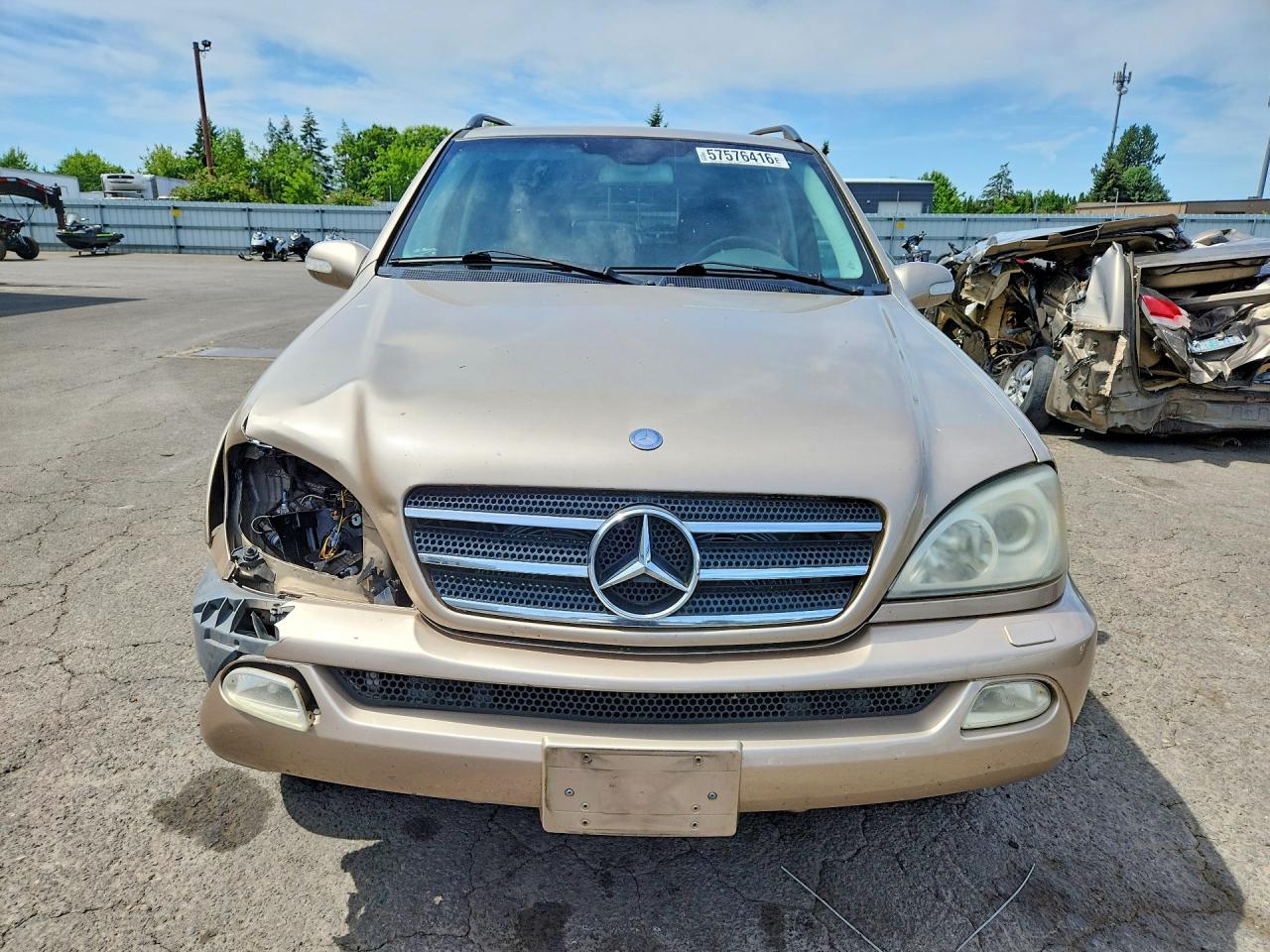 2004 Mercedes-benz Ml 350 Золотой vin: 4JGAB57EX4A502958