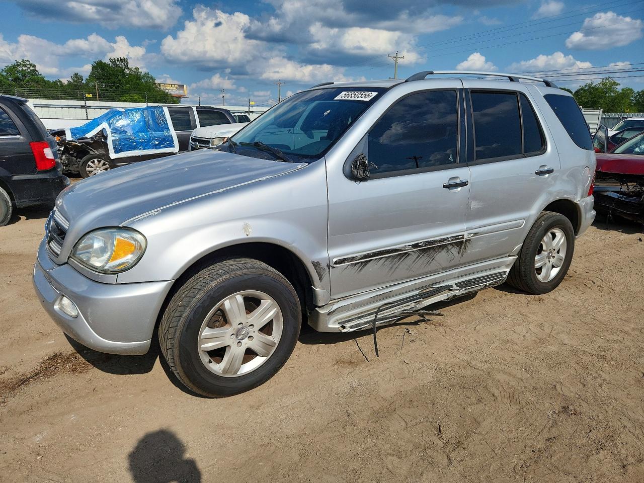 2005 Mercedes-benz Ml 350 Silver vin: 4JGAB57EX5A517803